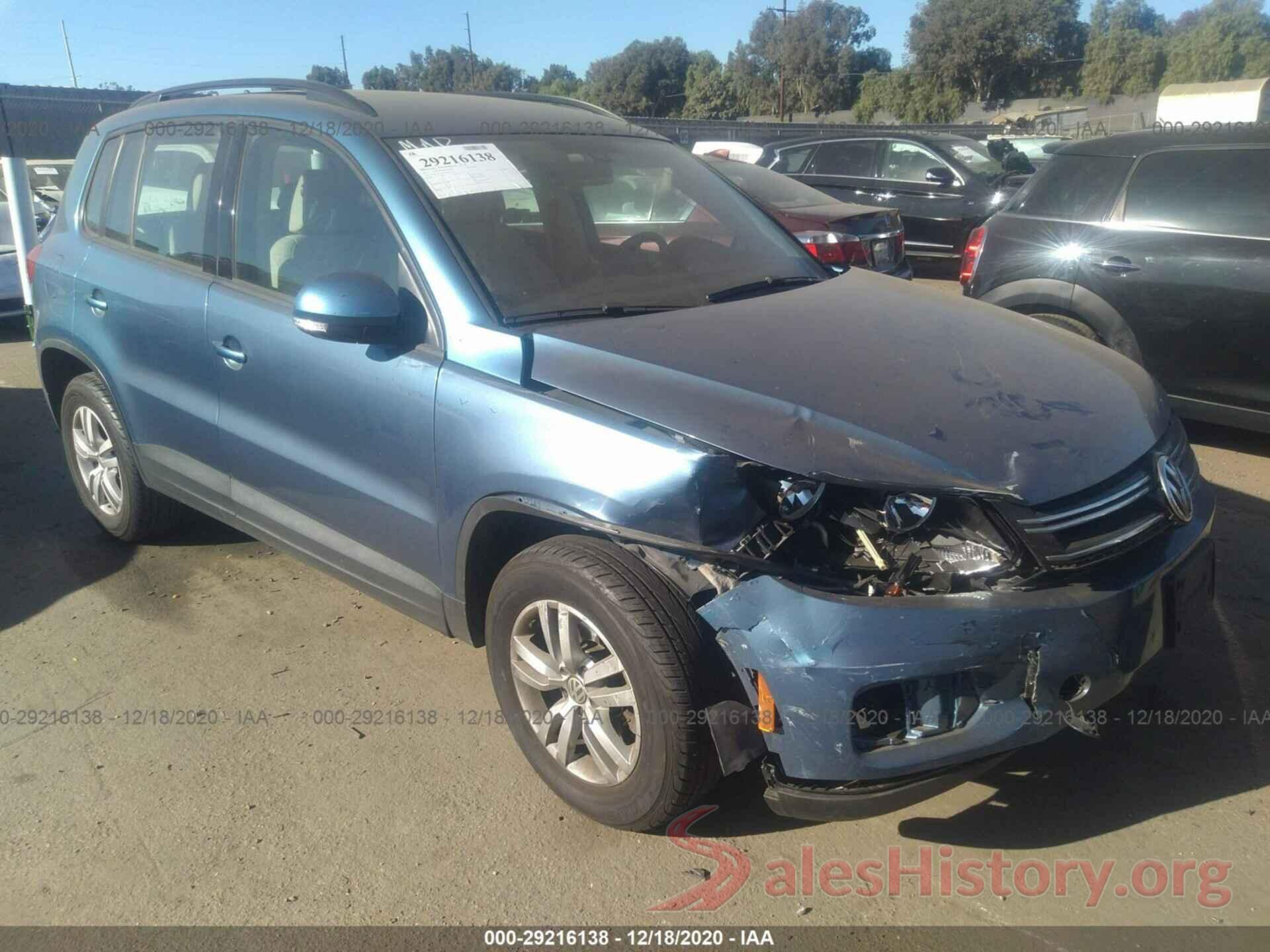 WVGAV7AX3HW503343 2017 VOLKSWAGEN TIGUAN