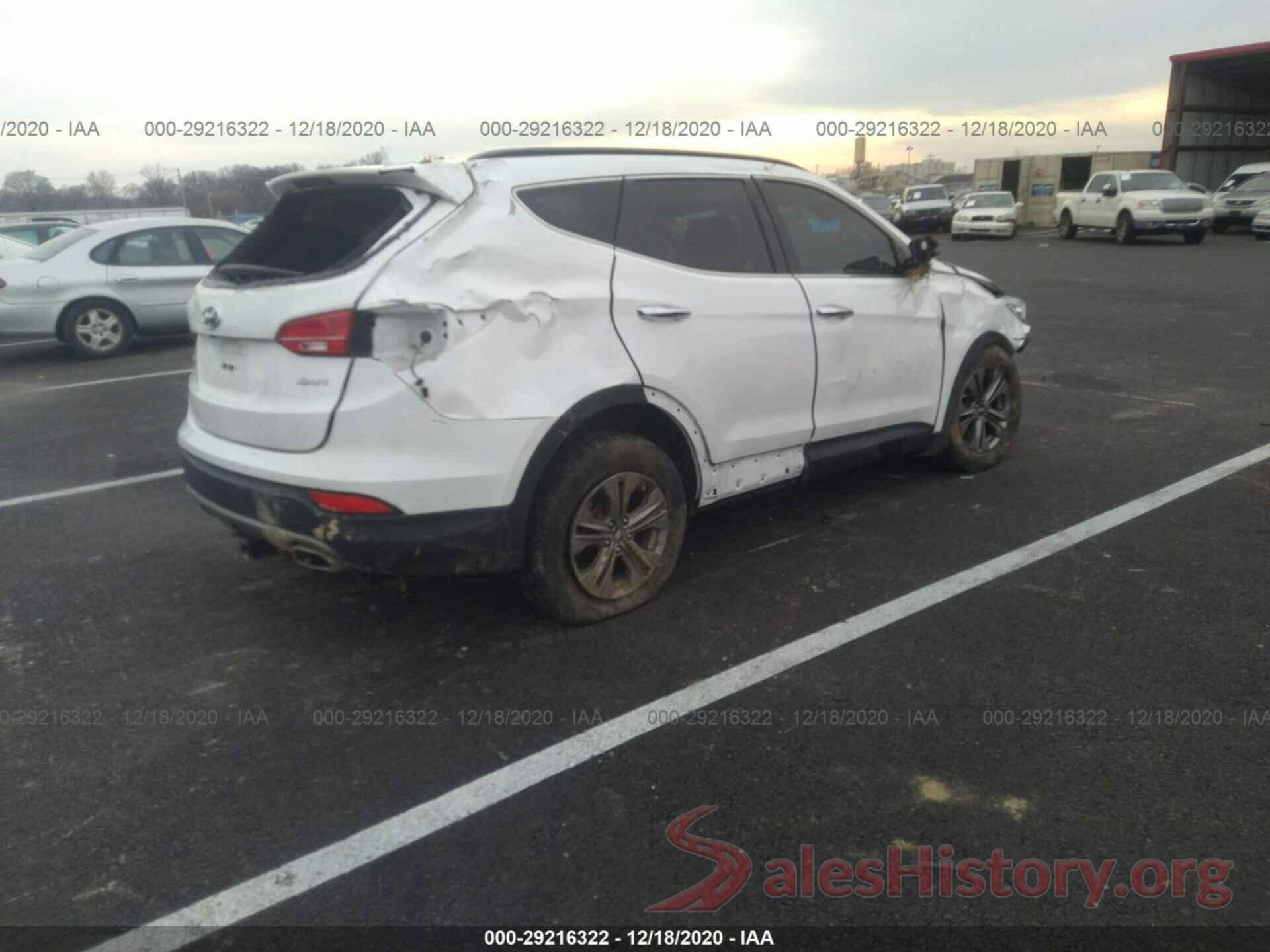 5XYZU3LB4GG309744 2016 HYUNDAI SANTA FE SPORT