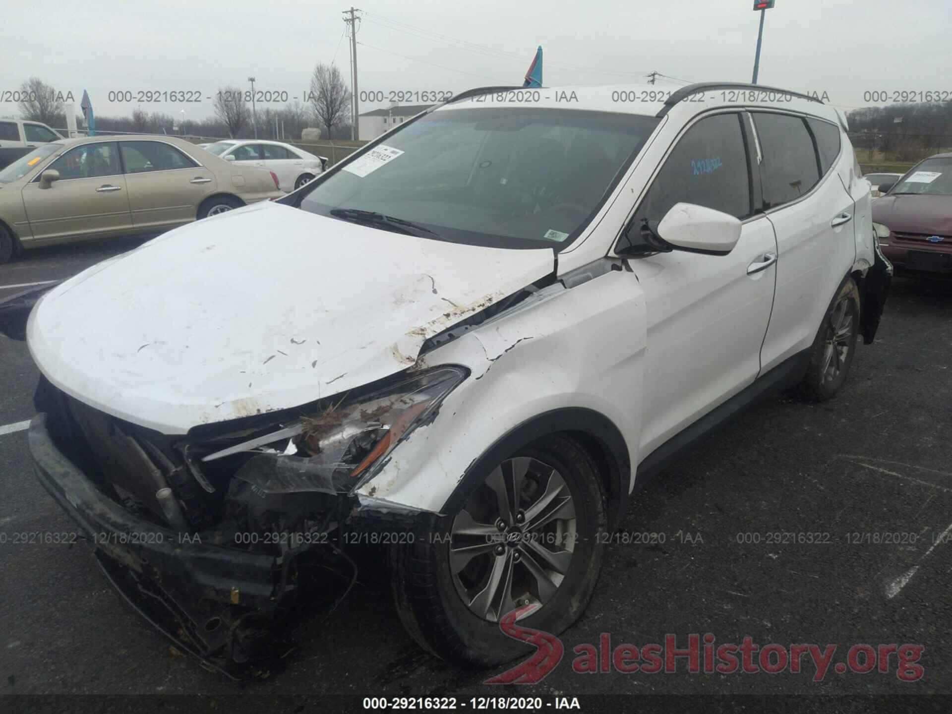 5XYZU3LB4GG309744 2016 HYUNDAI SANTA FE SPORT