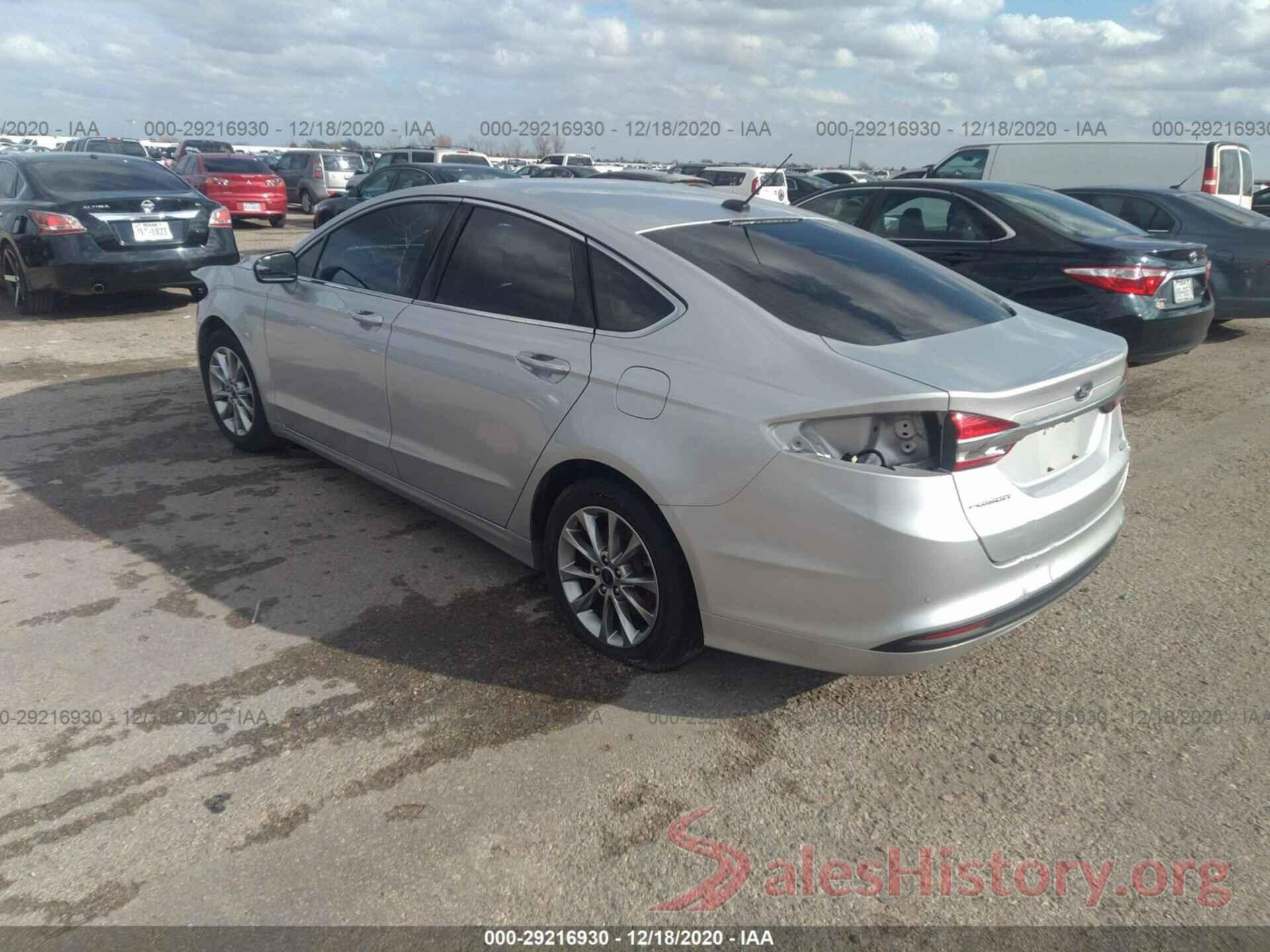 3FA6P0HD3HR141000 2017 FORD FUSION