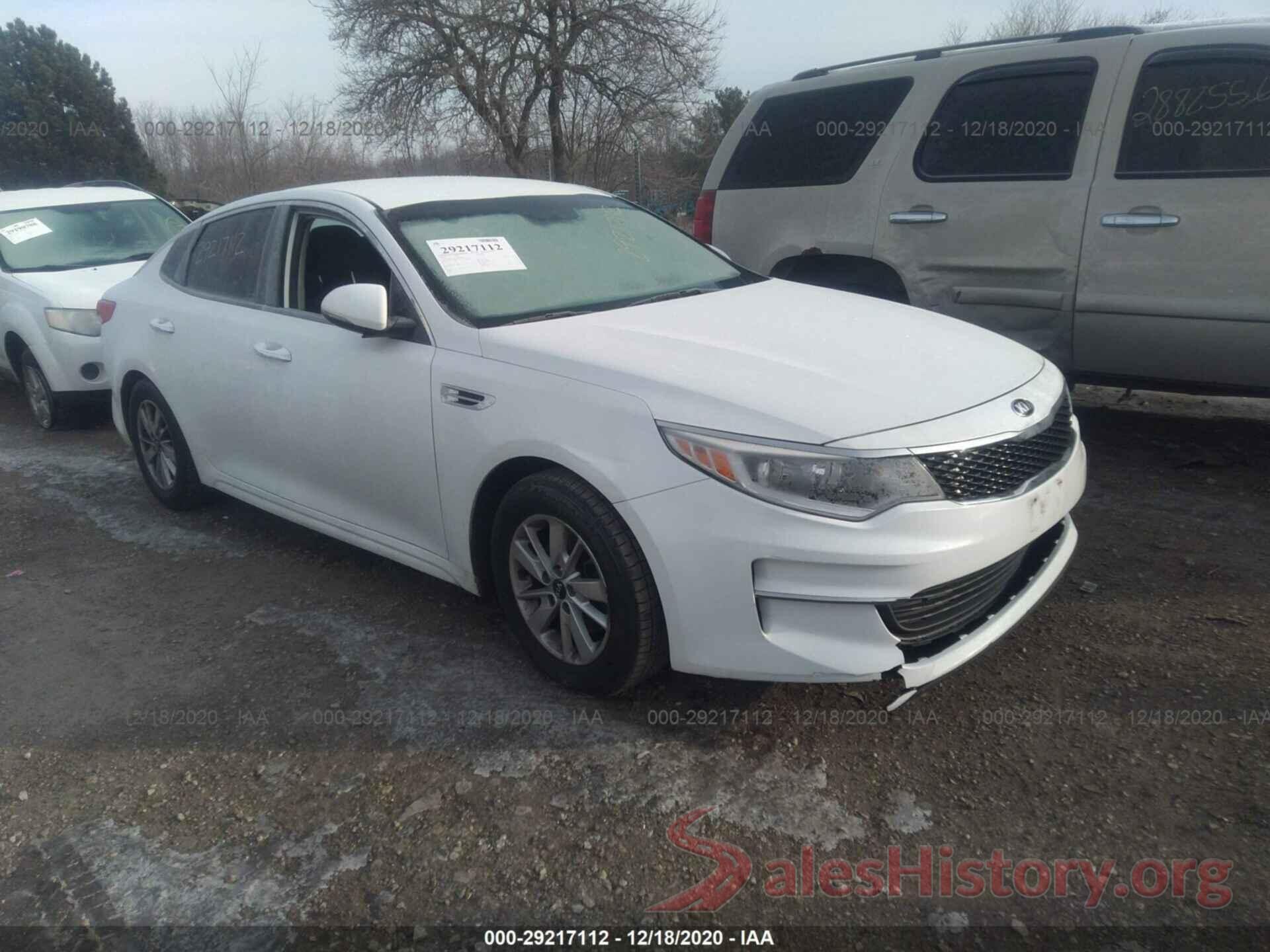 5XXGT4L33GG049298 2016 KIA OPTIMA