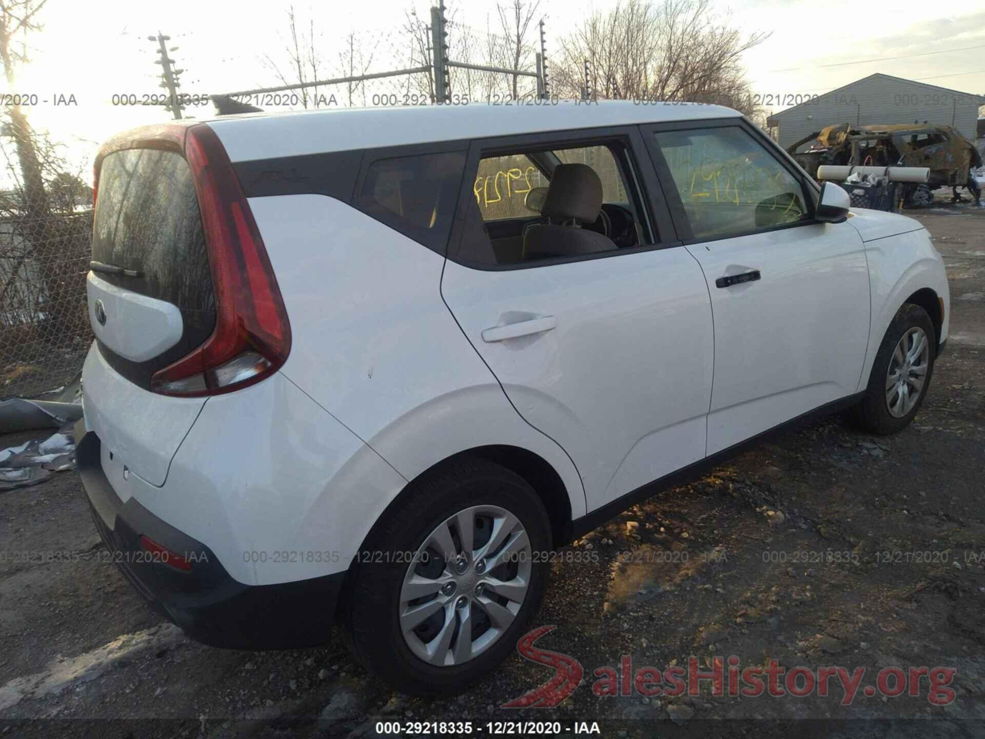 KNDJ23AU8L7067250 2020 KIA SOUL