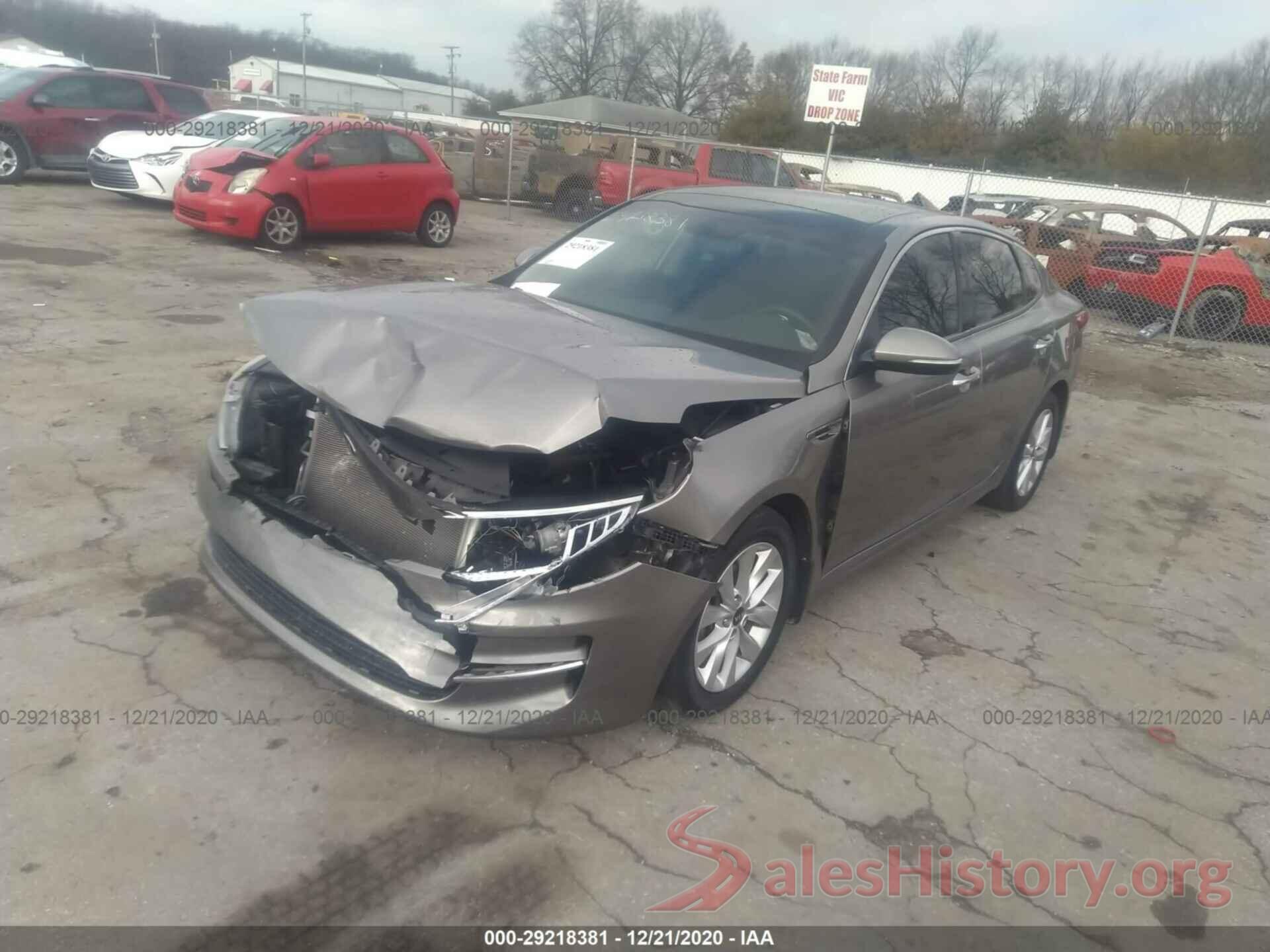 5XXGU4L30GG111690 2016 KIA OPTIMA