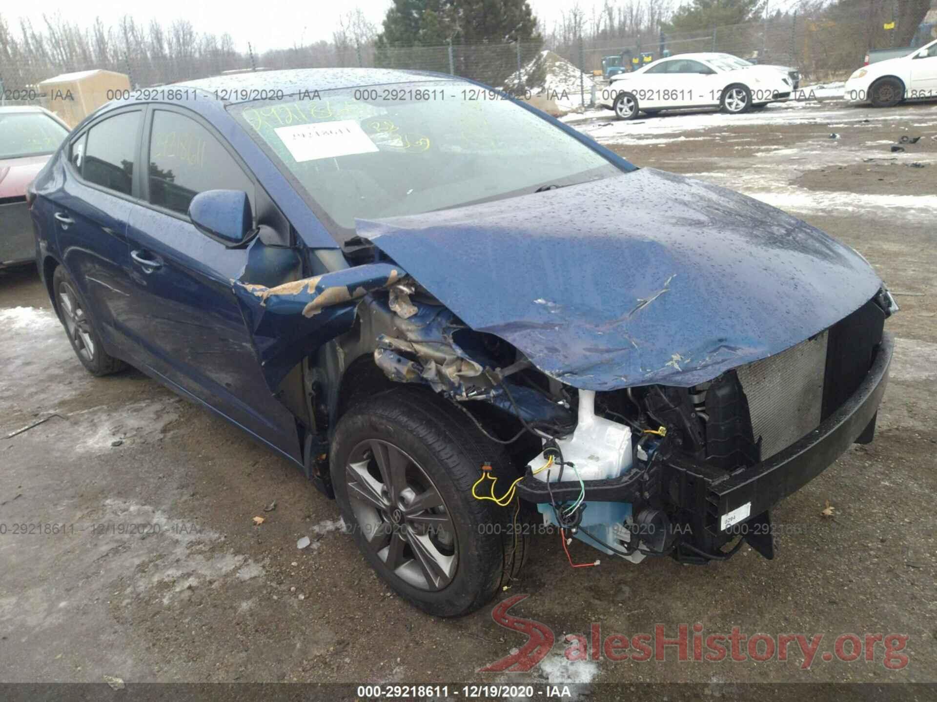 5NPD84LF5JH327208 2018 HYUNDAI ELANTRA