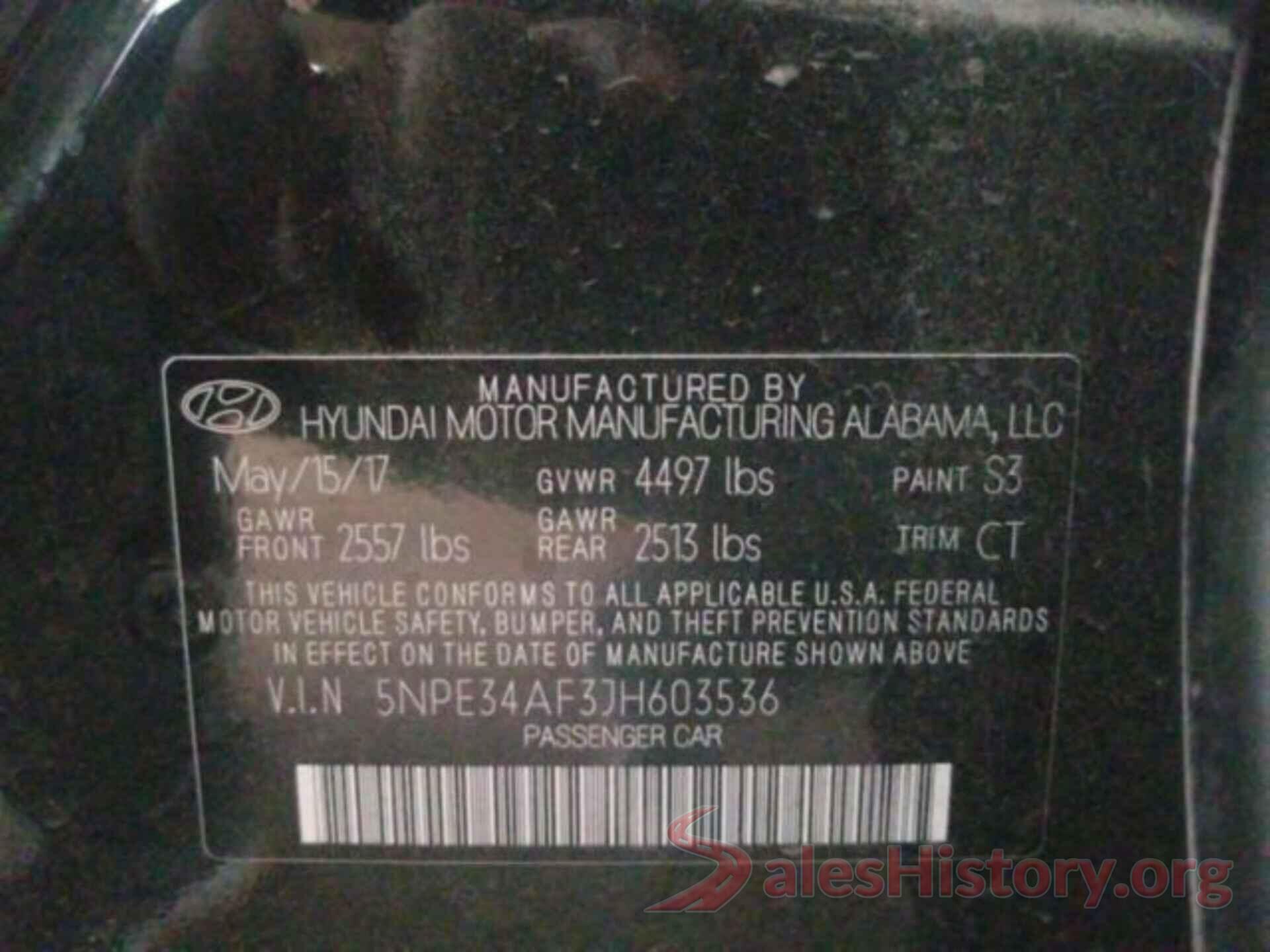 5NPE34AF3JH603536 2018 HYUNDAI SONATA