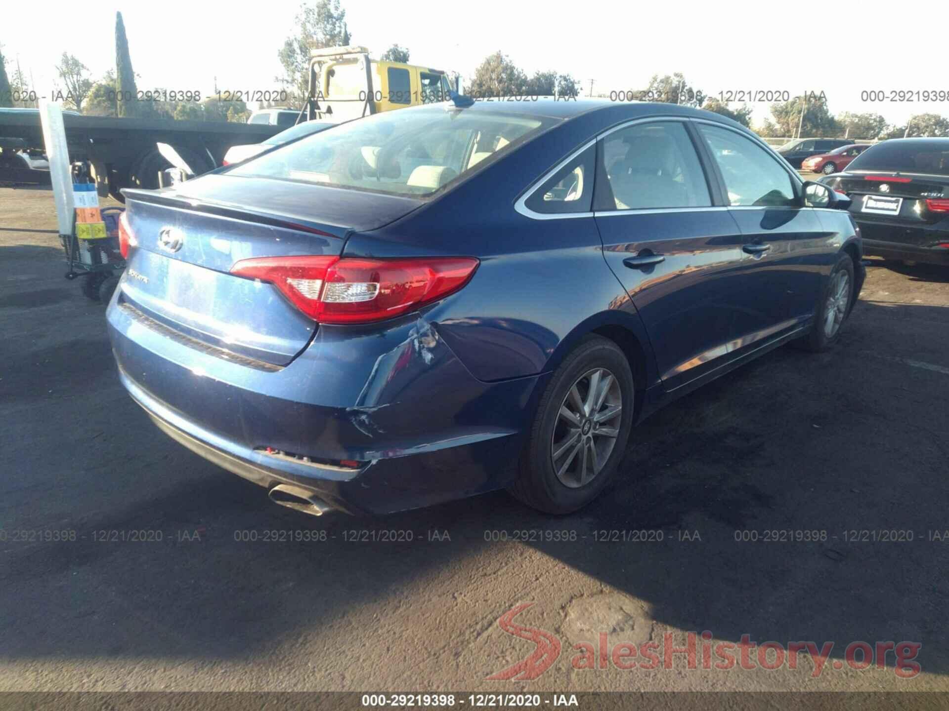 5NPE24AF4HH487681 2017 HYUNDAI SONATA