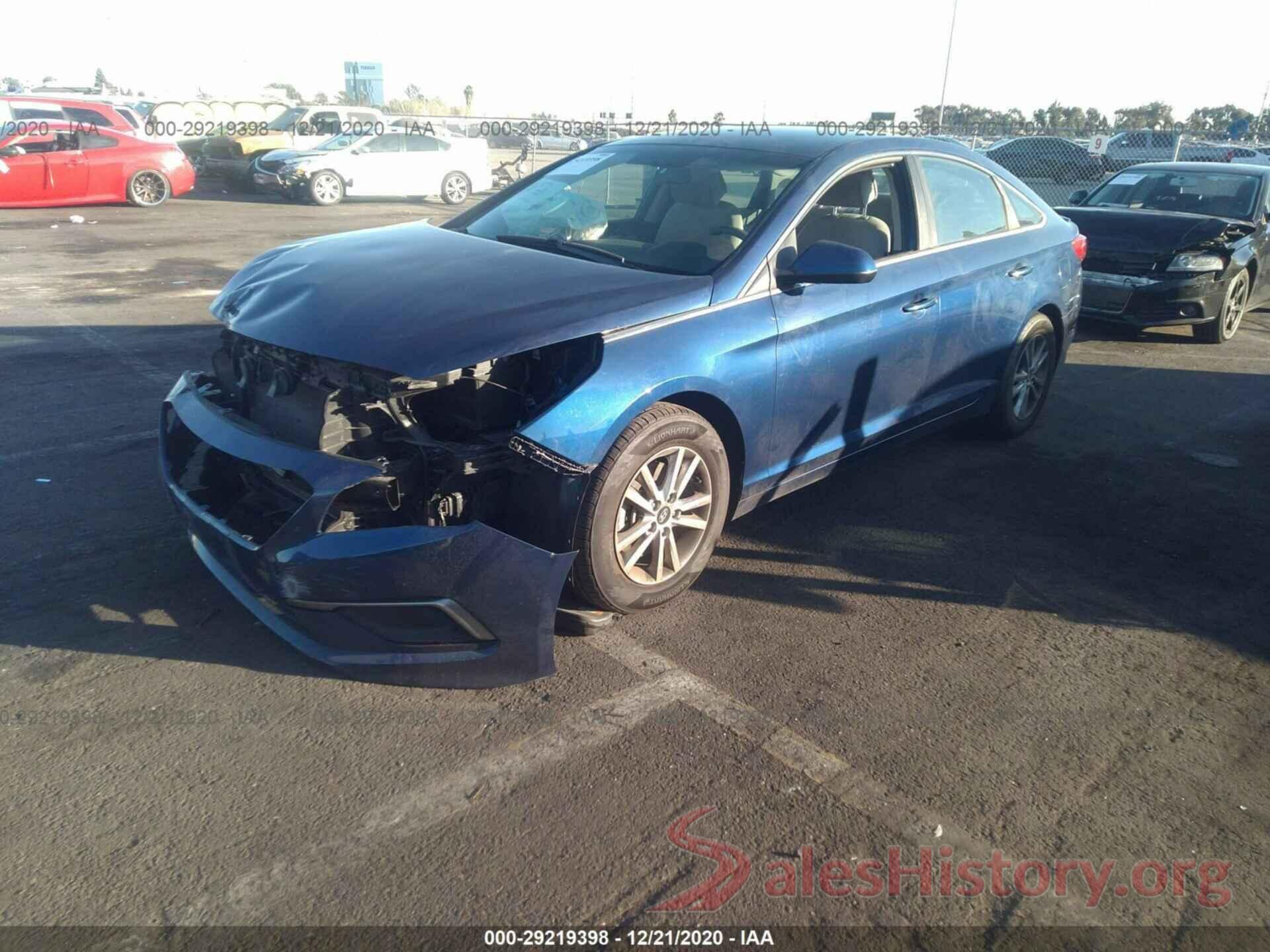 5NPE24AF4HH487681 2017 HYUNDAI SONATA