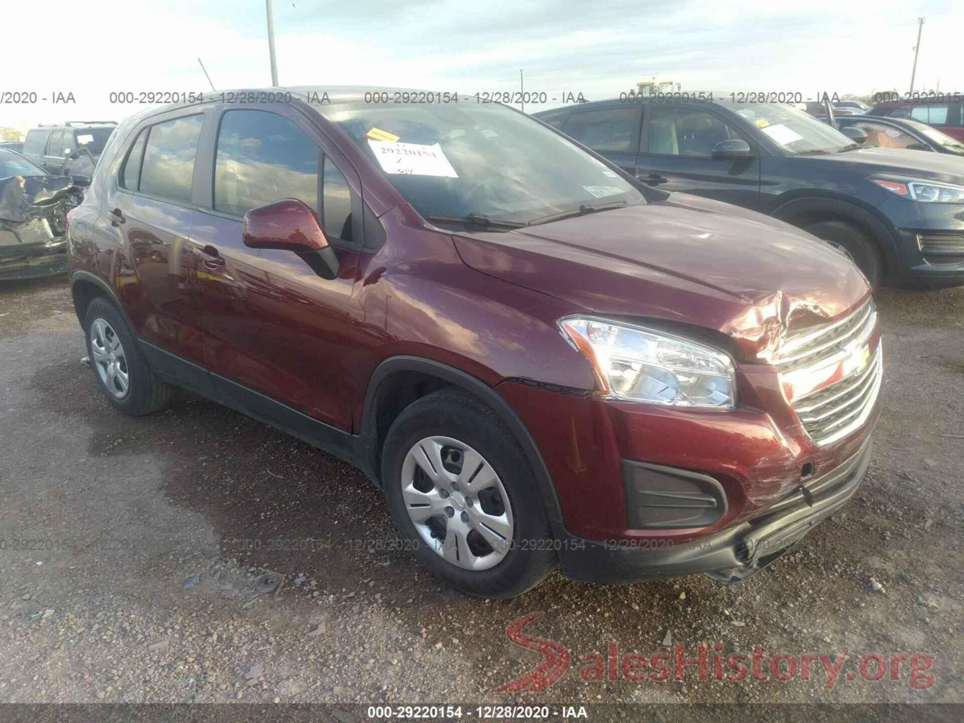 3GNCJKSB4GL243075 2016 CHEVROLET TRAX