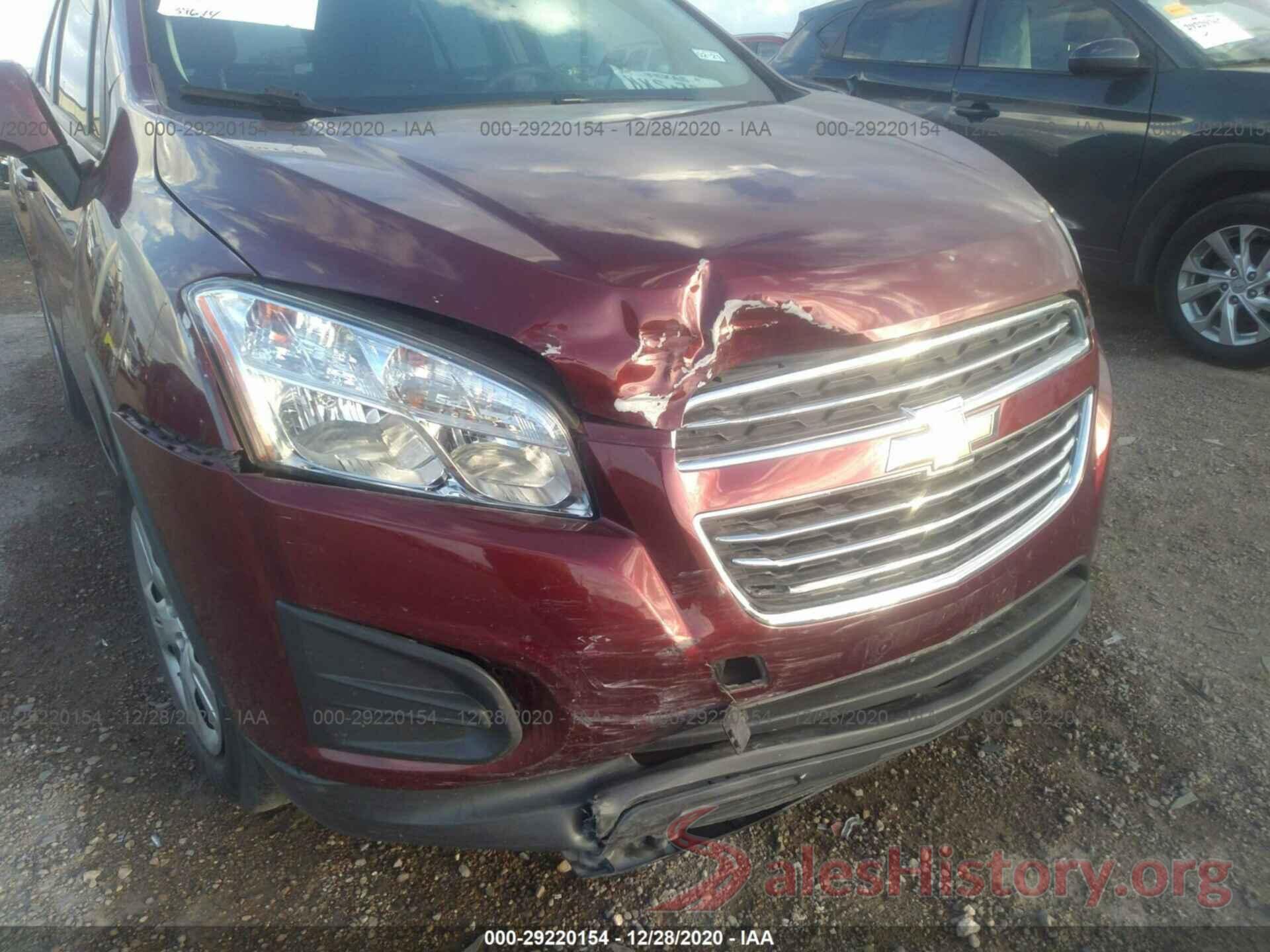 3GNCJKSB4GL243075 2016 CHEVROLET TRAX