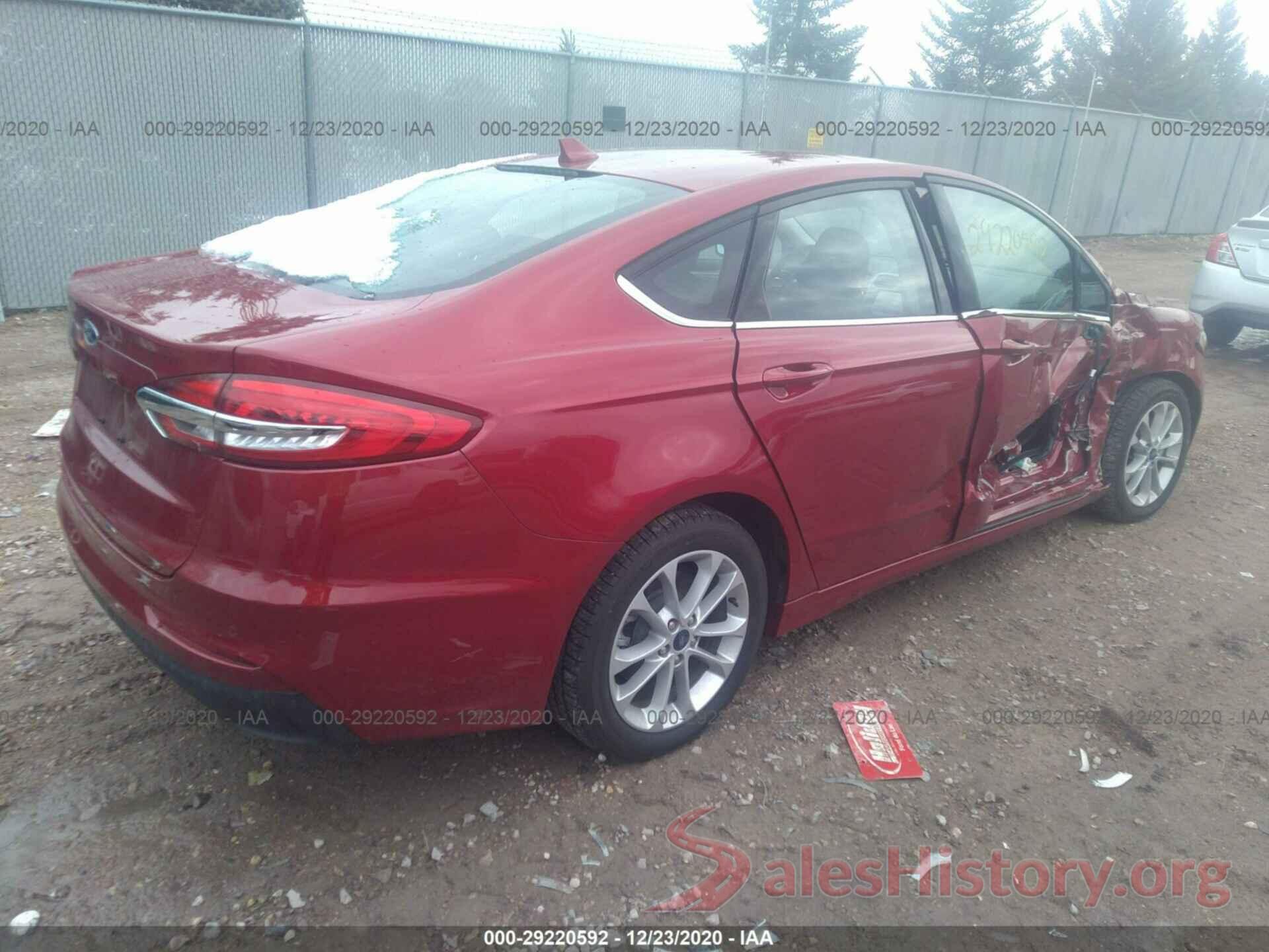 3FA6P0LU7LR123115 2020 FORD FUSION HYBRID