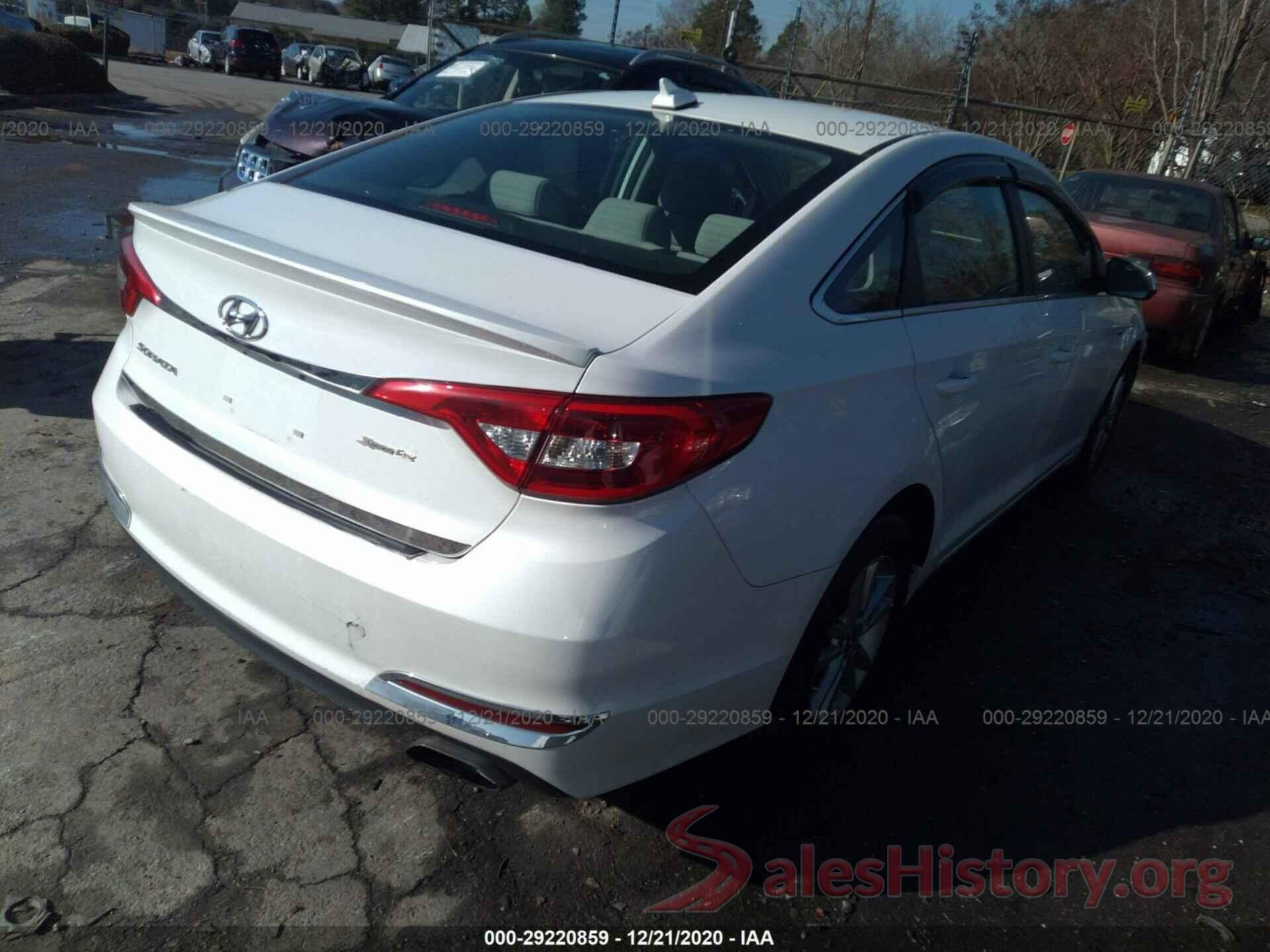 5NPE24AFXGH364224 2016 HYUNDAI SONATA