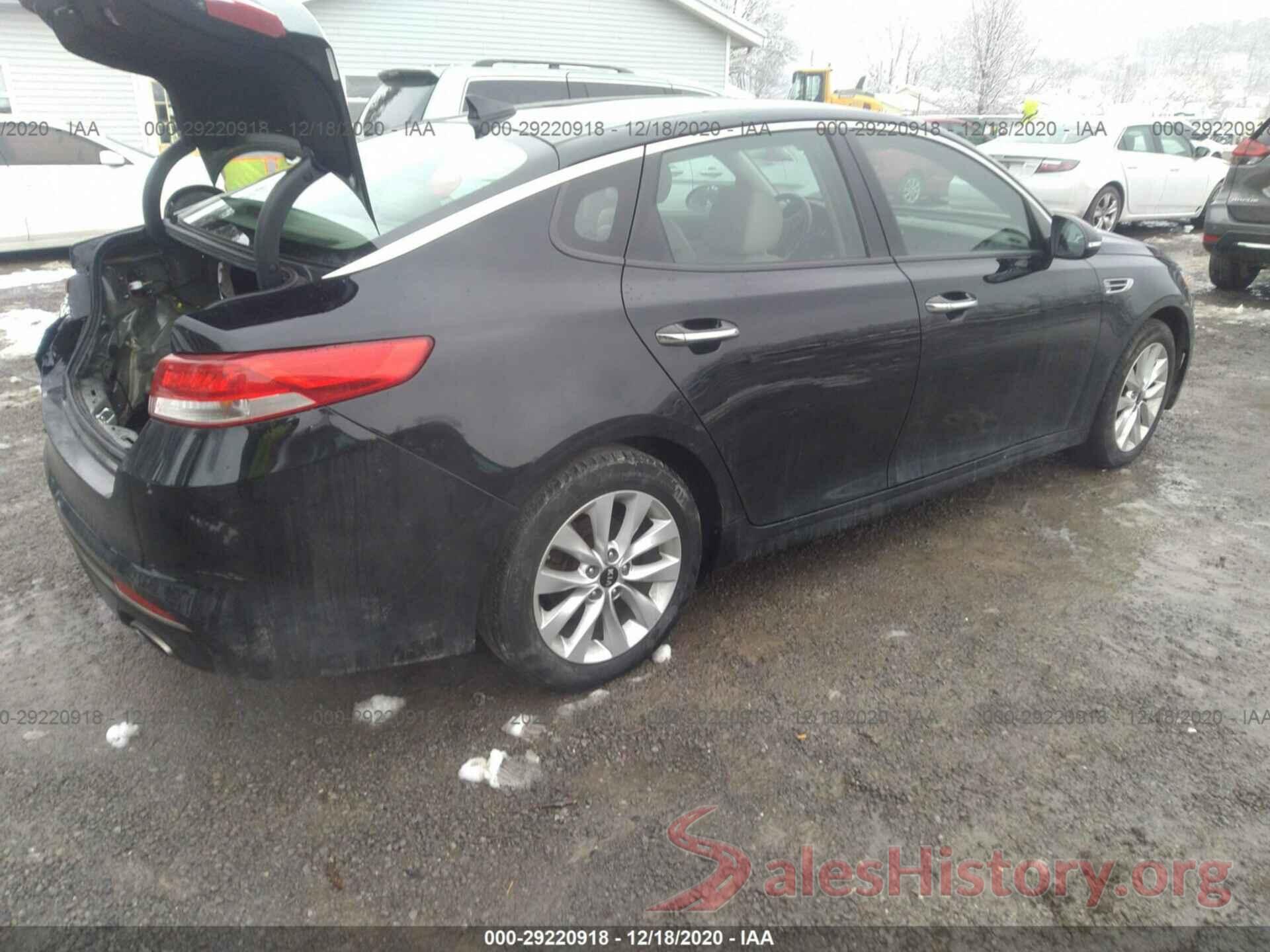 5XXGU4L38GG079796 2016 KIA OPTIMA