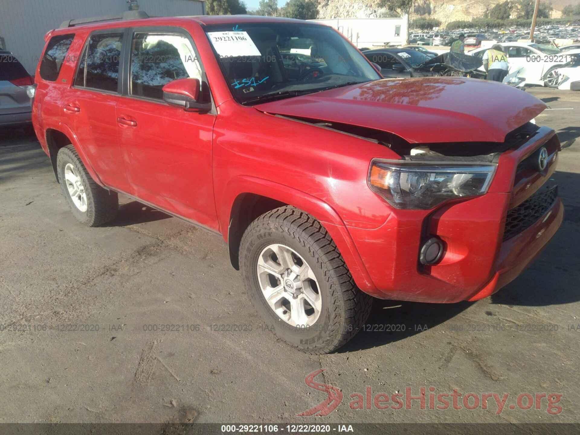 JTEBU5JR7G5279382 2016 TOYOTA 4RUNNER