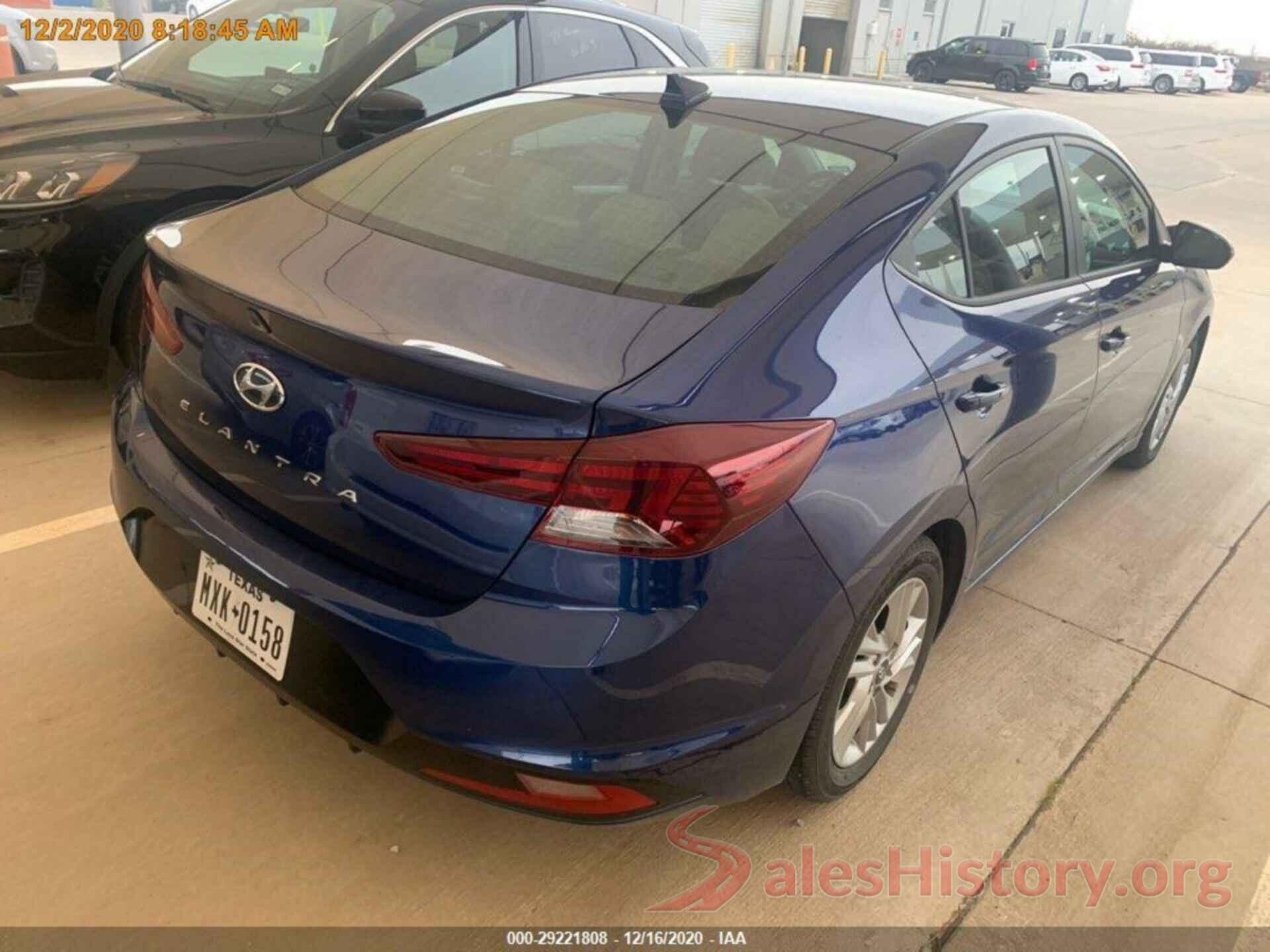 5NPD84LFXLH574646 2020 HYUNDAI ELANTRA