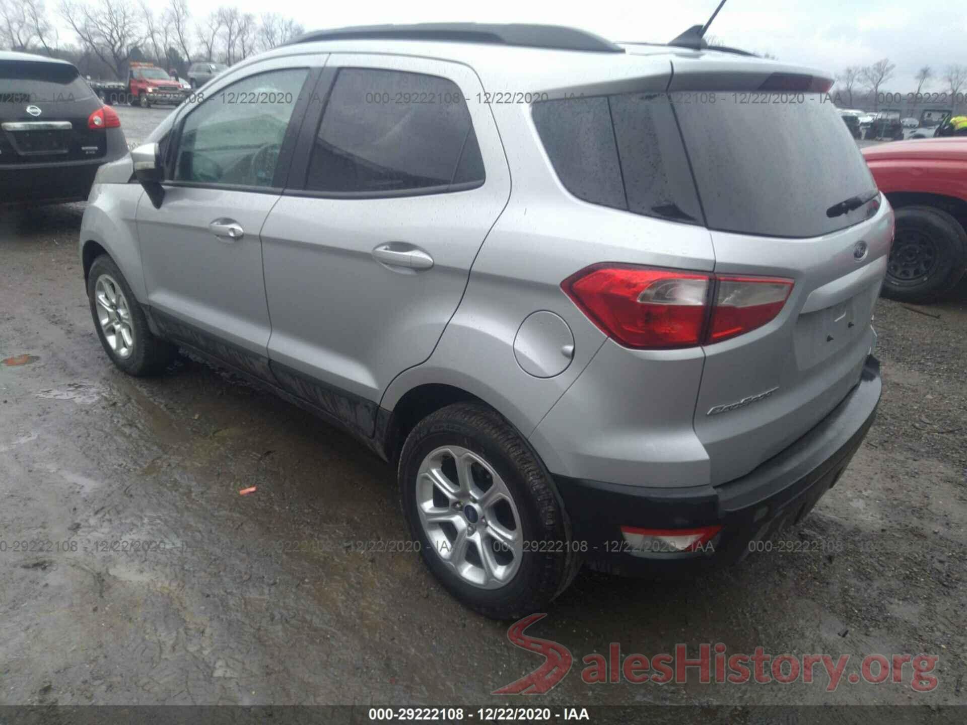 MAJ3S2GE0KC277243 2019 FORD ECOSPORT