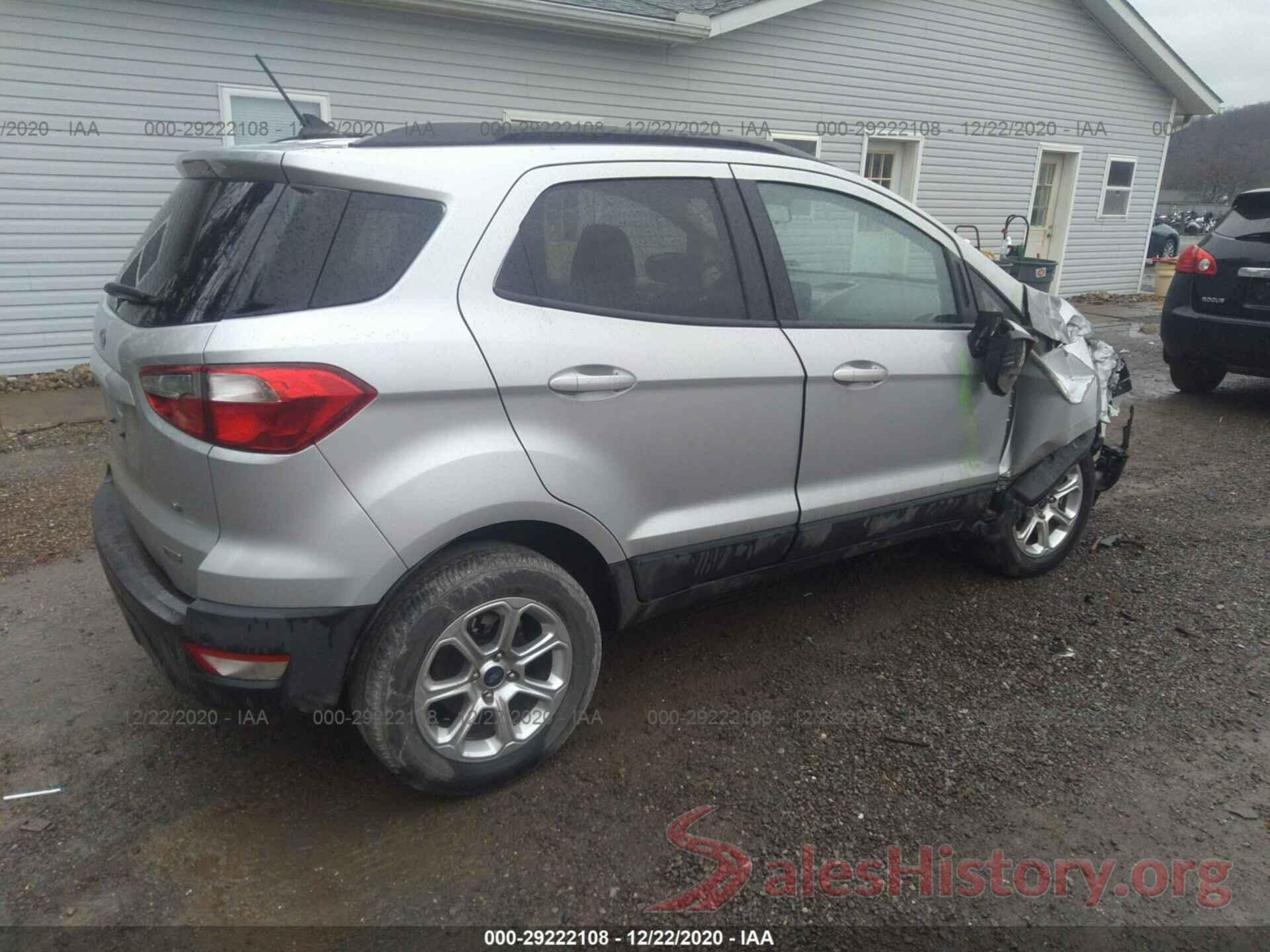 MAJ3S2GE0KC277243 2019 FORD ECOSPORT