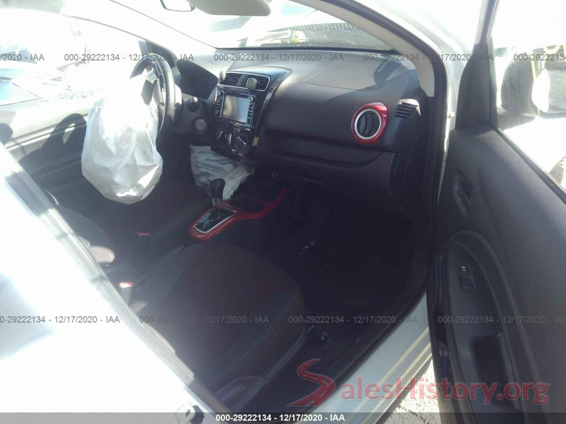 ML32A5HJ7KH009236 2019 MITSUBISHI MIRAGE