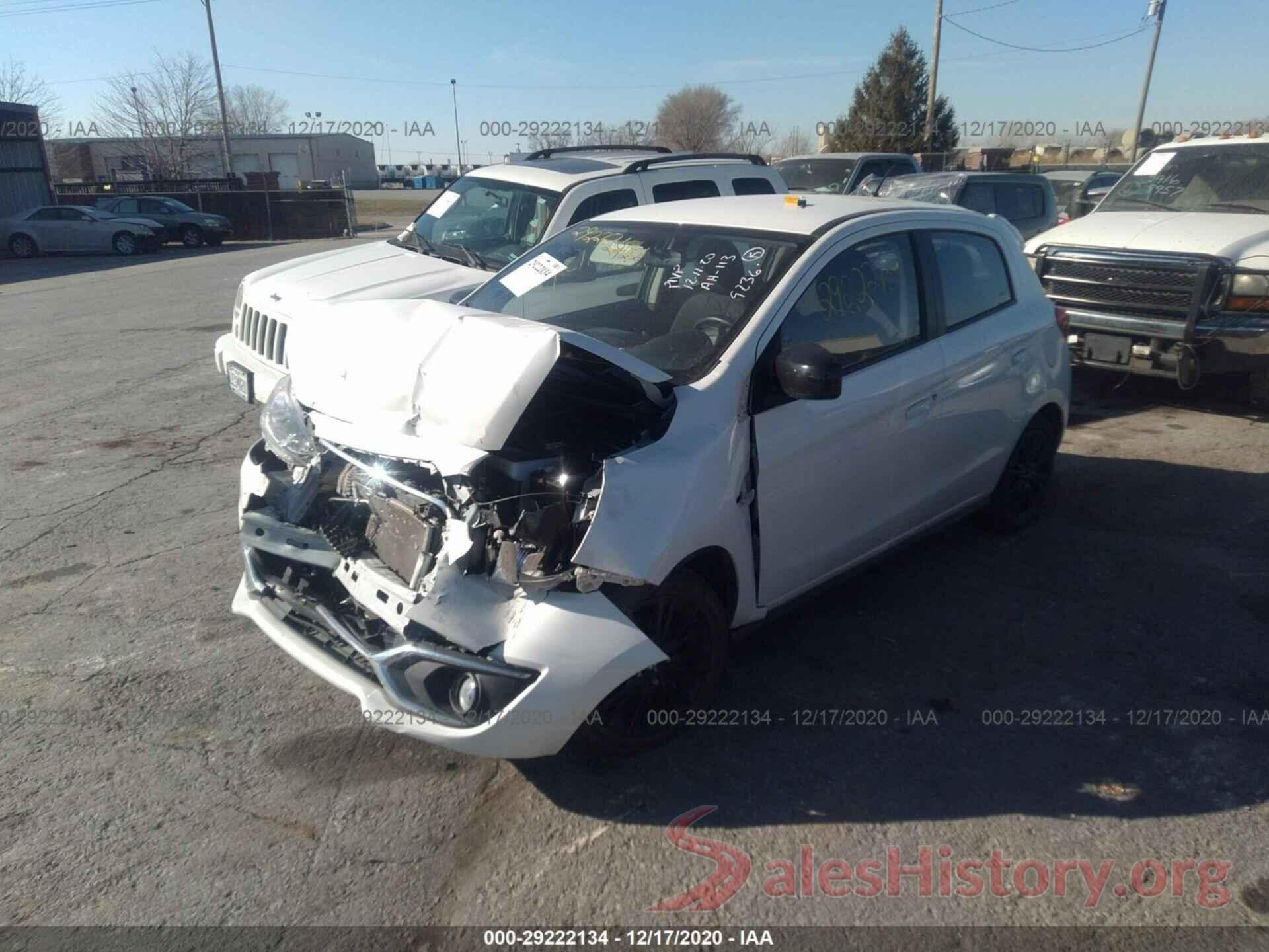 ML32A5HJ7KH009236 2019 MITSUBISHI MIRAGE