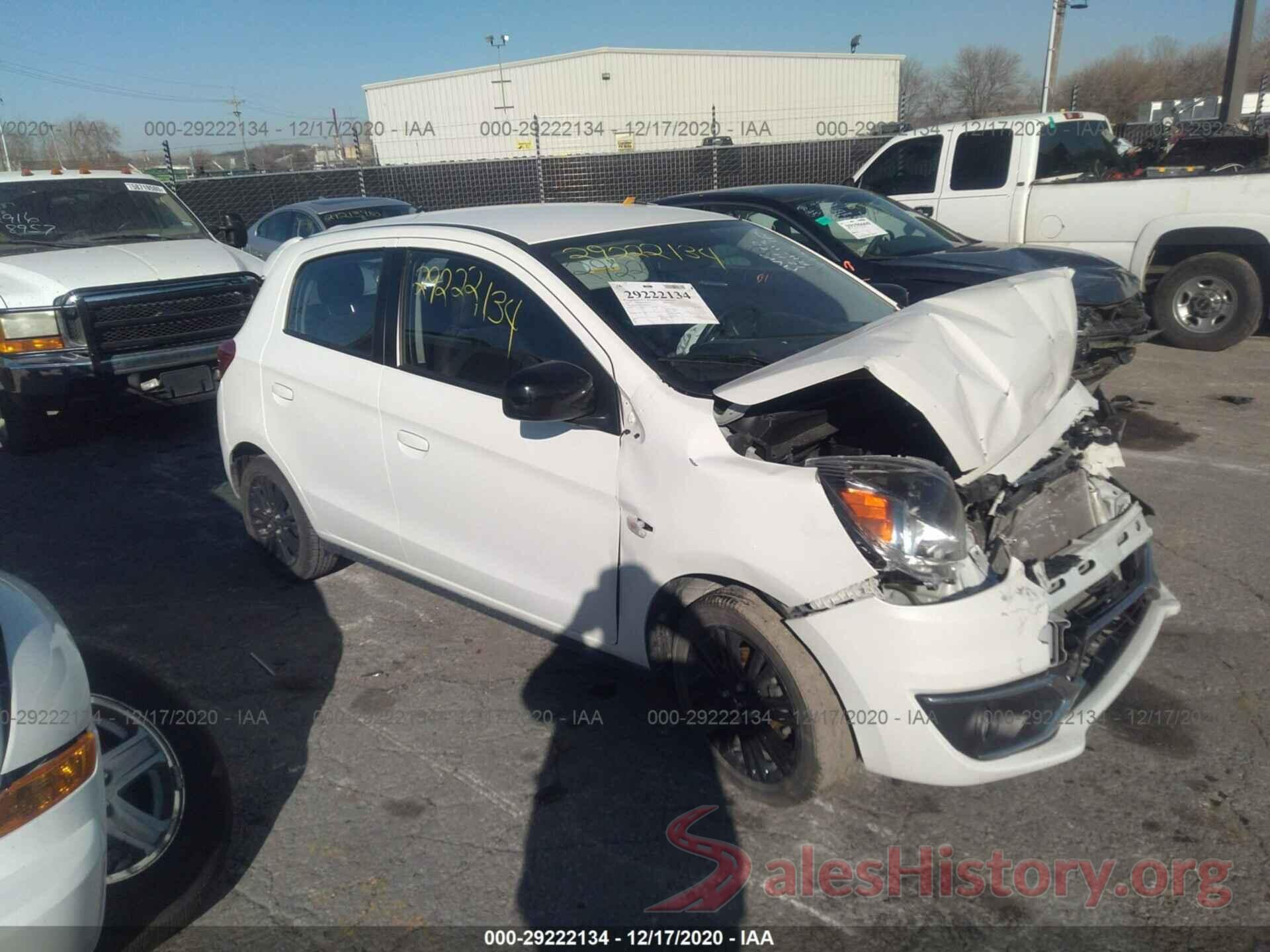 ML32A5HJ7KH009236 2019 MITSUBISHI MIRAGE