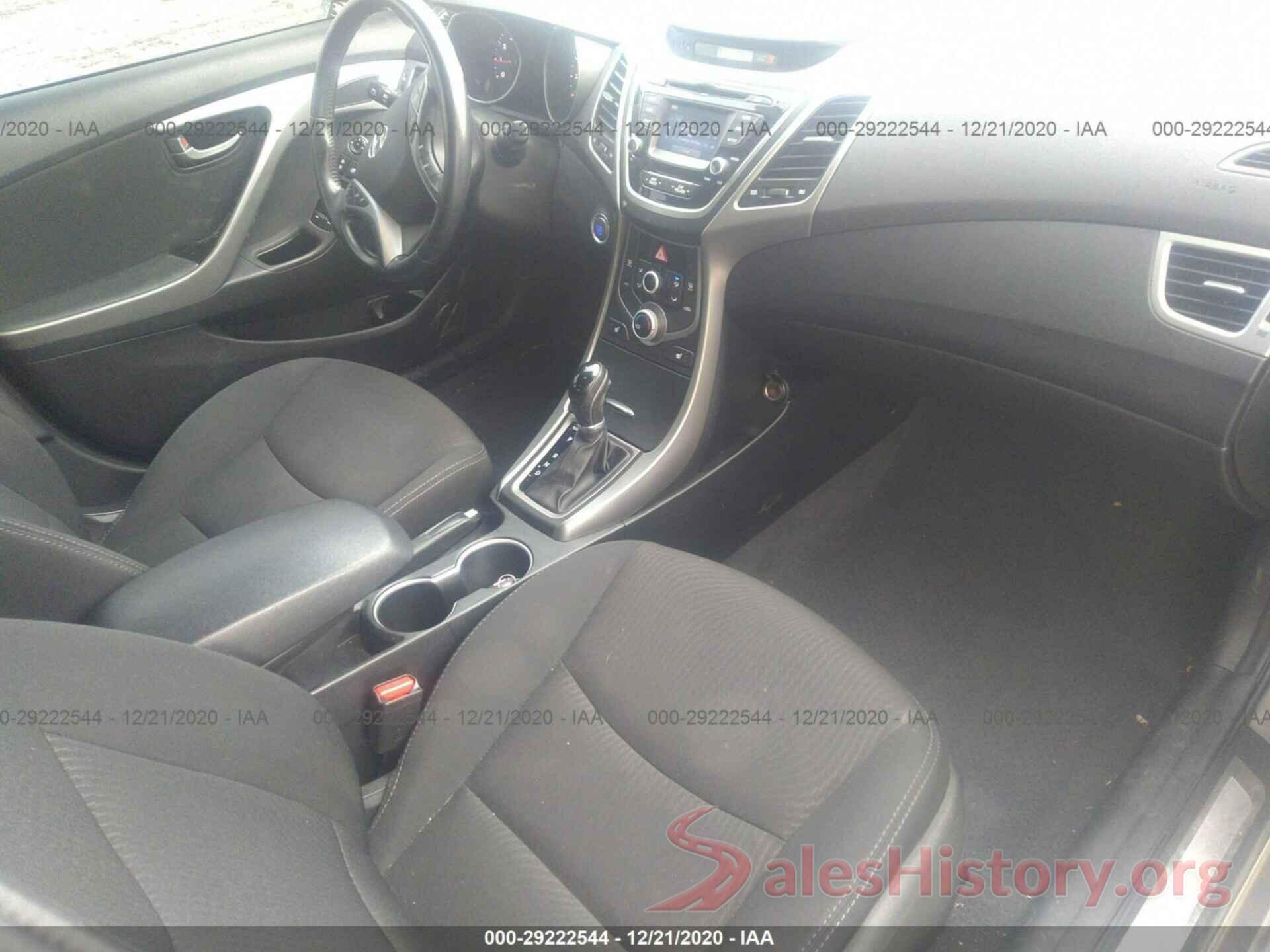 5NPDH4AE3GH720143 2016 HYUNDAI ELANTRA