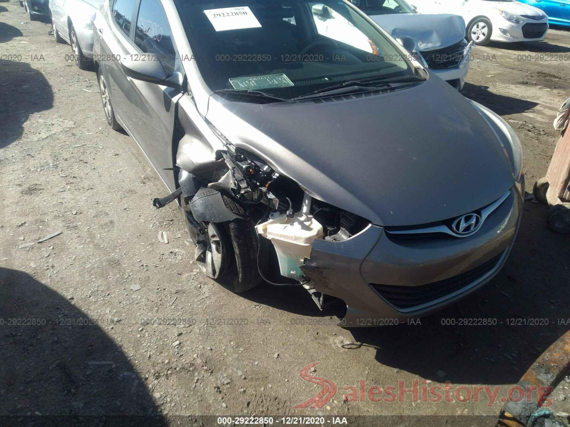 5NPDH4AE4GH691364 2016 HYUNDAI ELANTRA