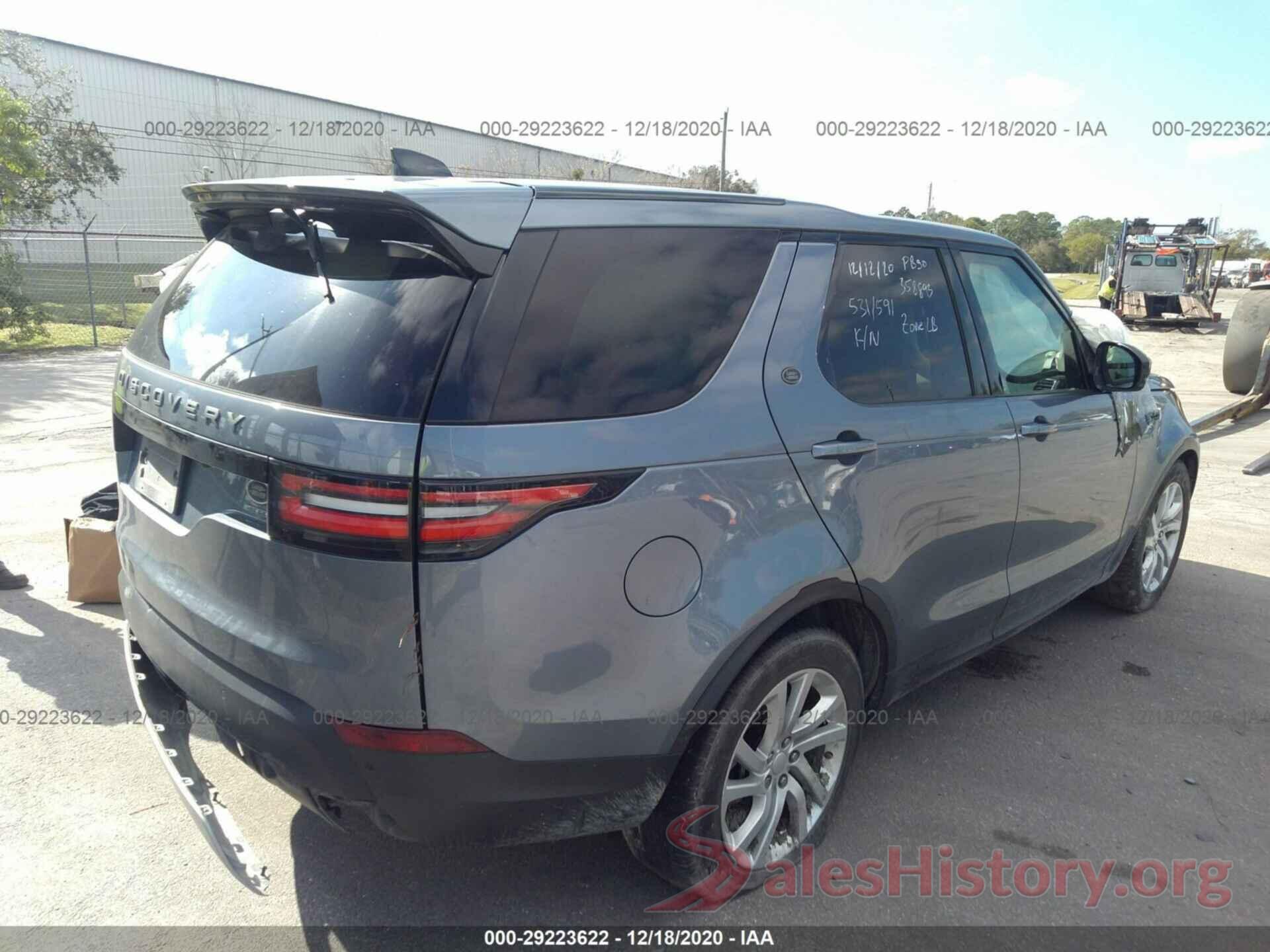 SALRR2RV1JA072496 2018 LAND ROVER DISCOVERY