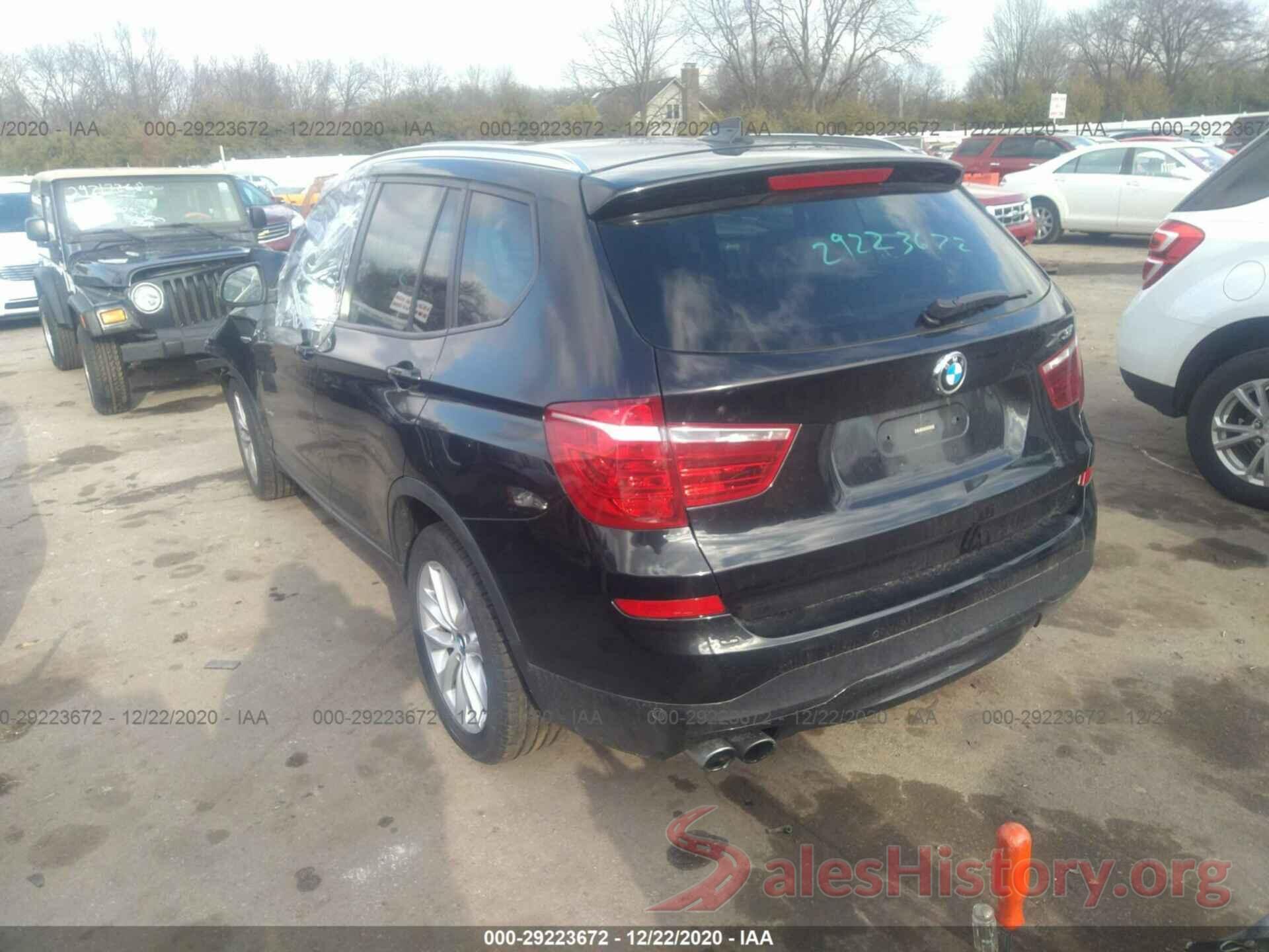 5UXWX9C52G0D78849 2016 BMW X3