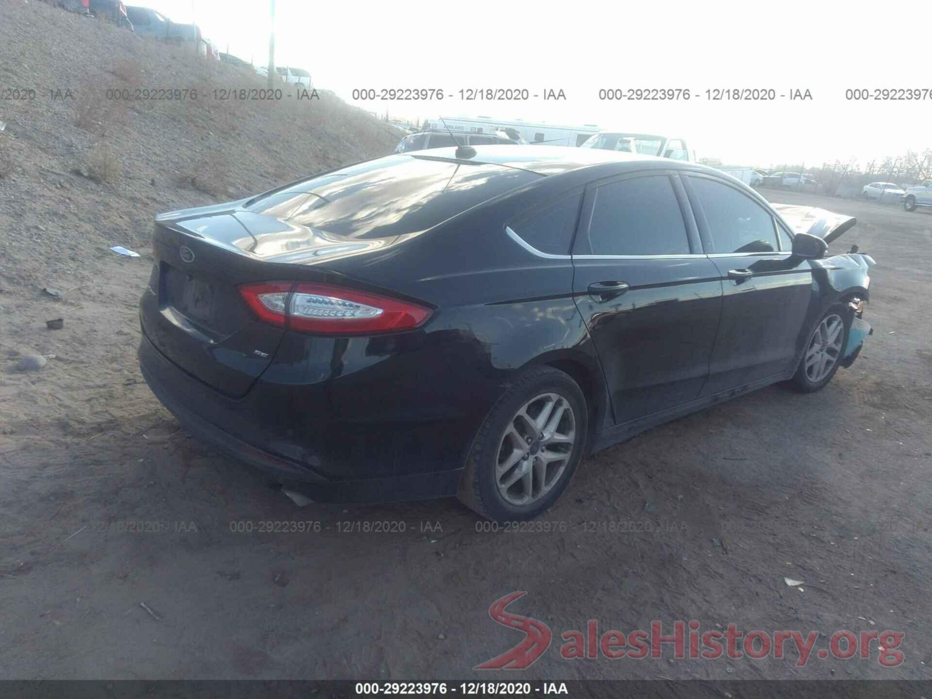 3FA6P0H7XGR396462 2016 FORD FUSION