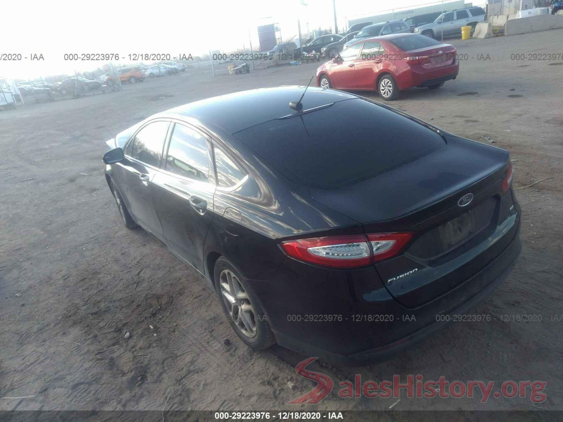 3FA6P0H7XGR396462 2016 FORD FUSION