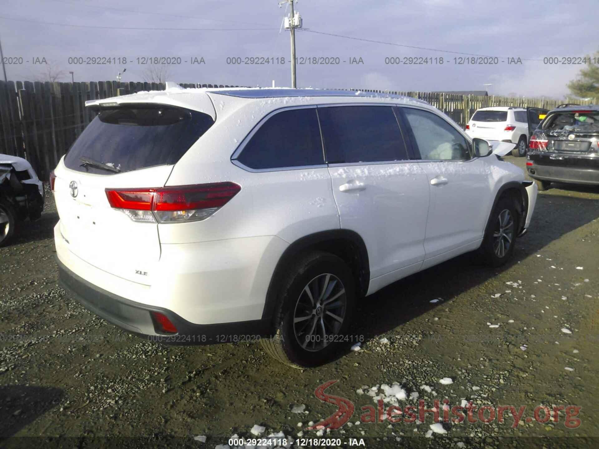 5TDKZRFH9HS196948 2017 TOYOTA HIGHLANDER