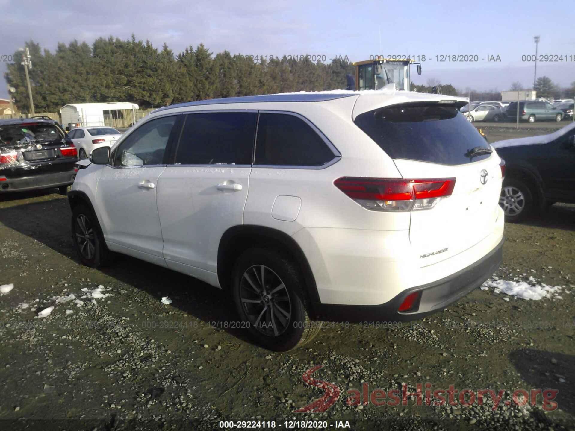 5TDKZRFH9HS196948 2017 TOYOTA HIGHLANDER