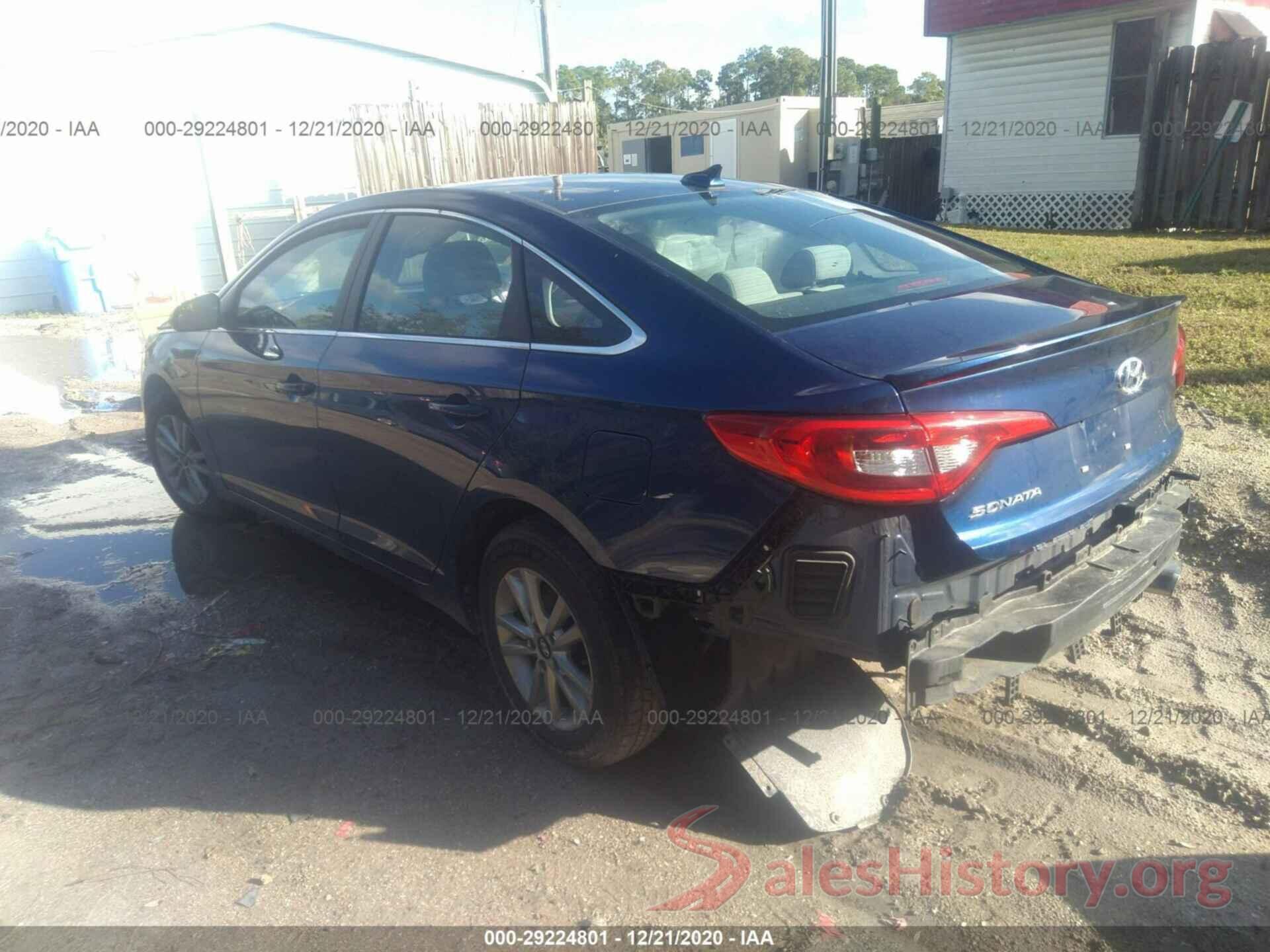 5NPE24AF3GH290208 2016 HYUNDAI SONATA