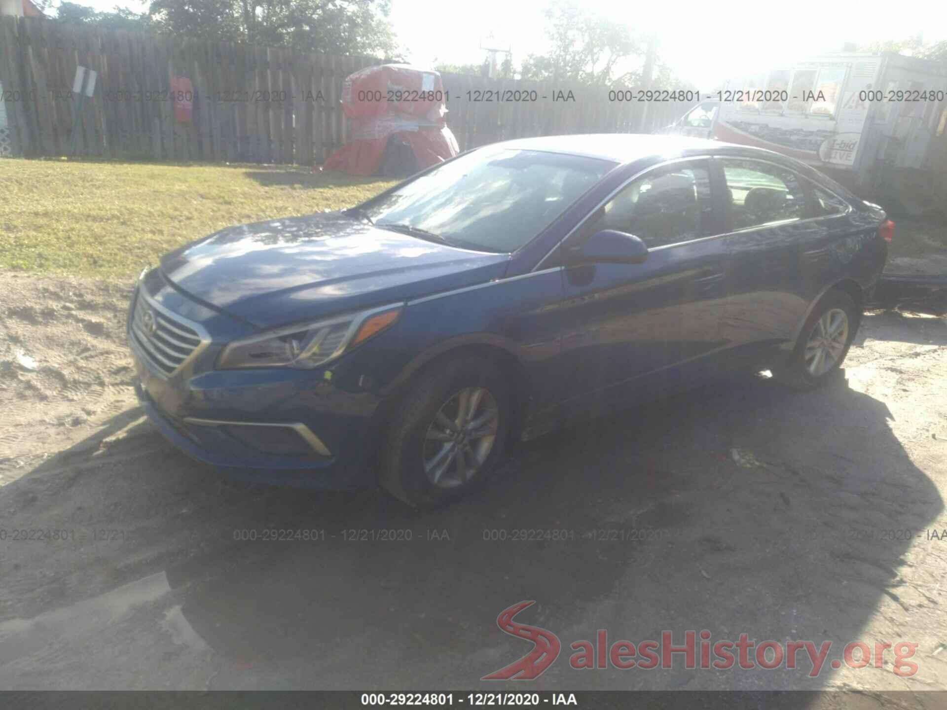 5NPE24AF3GH290208 2016 HYUNDAI SONATA