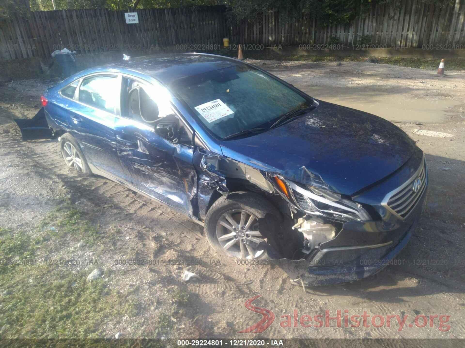 5NPE24AF3GH290208 2016 HYUNDAI SONATA