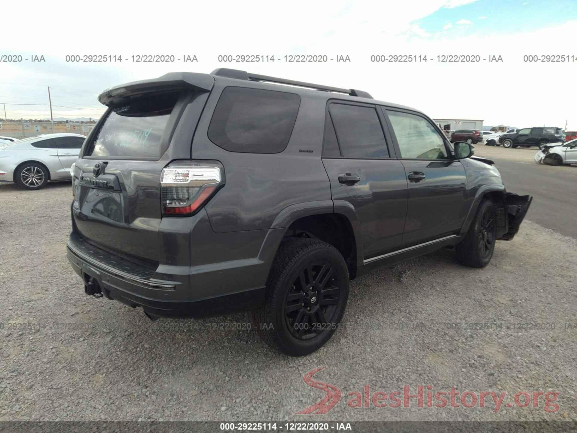 JTEBU5JR2L5757007 2020 TOYOTA 4RUNNER