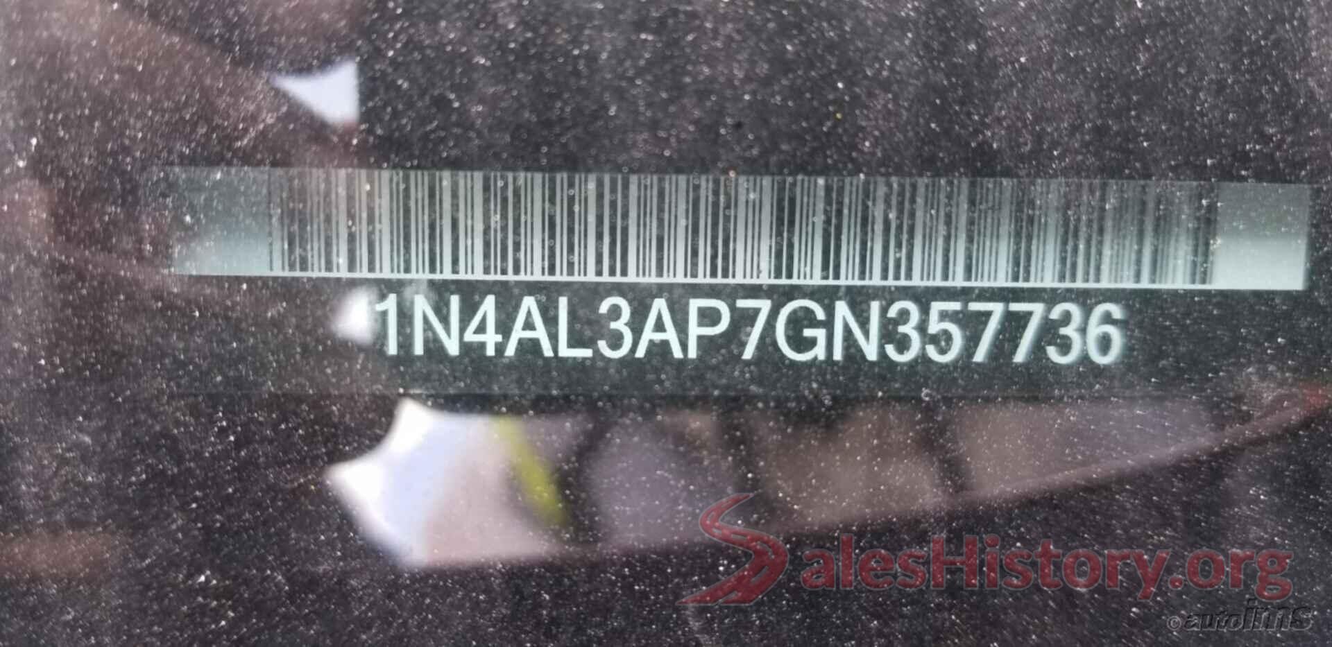 1N4AL3AP7GN357736 2016 NISSAN ALTIMA