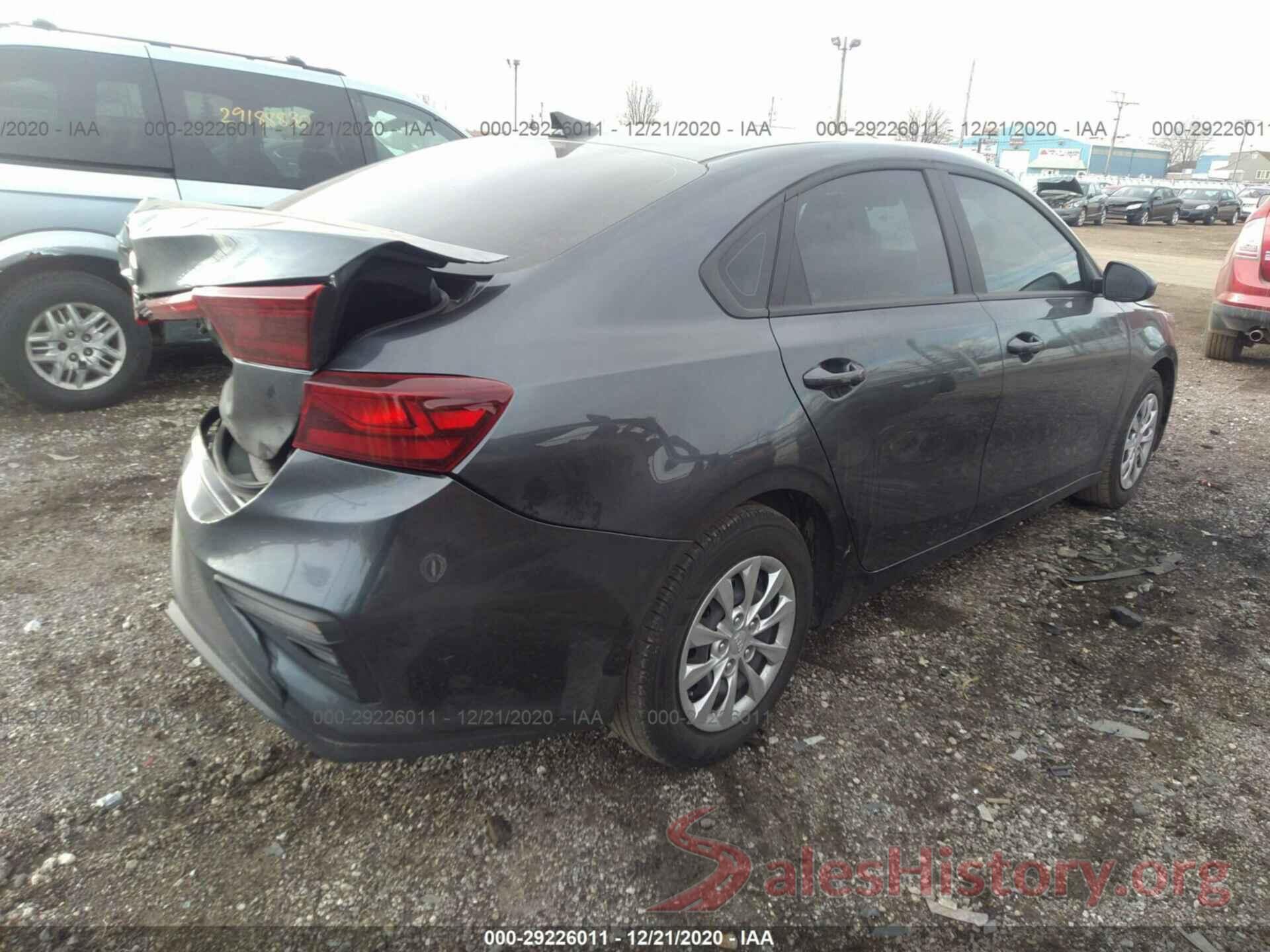 3KPF24AD1LE236083 2020 KIA FORTE