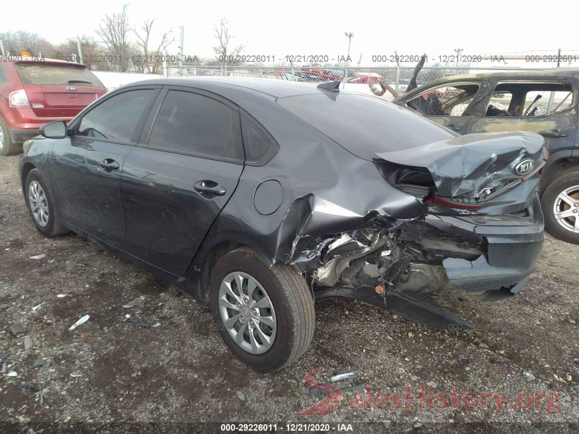 3KPF24AD1LE236083 2020 KIA FORTE