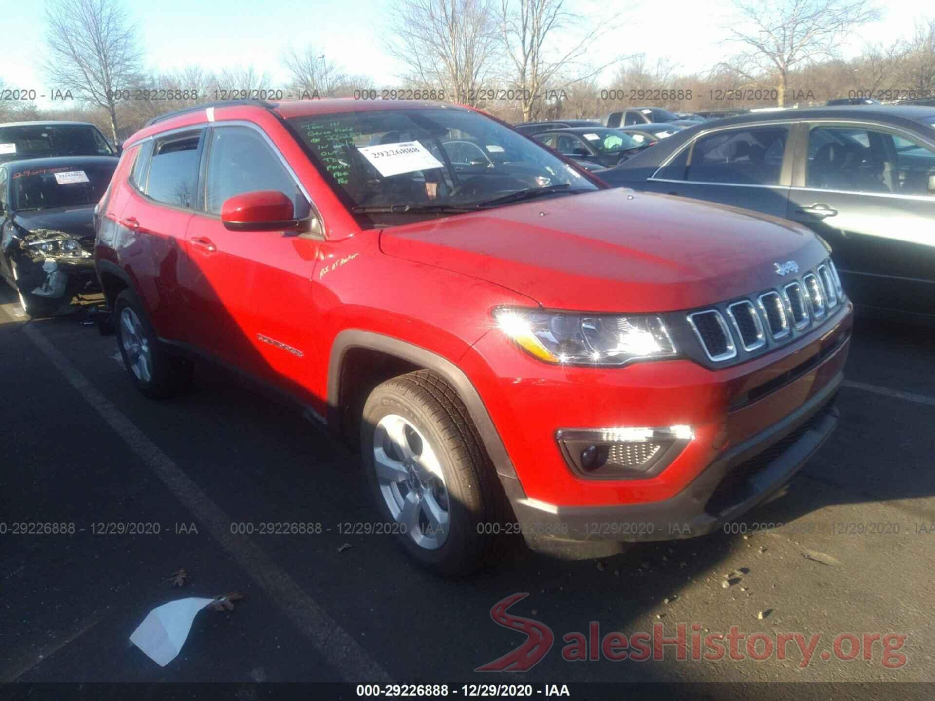 3C4NJDBB7MT516566 2021 JEEP COMPASS