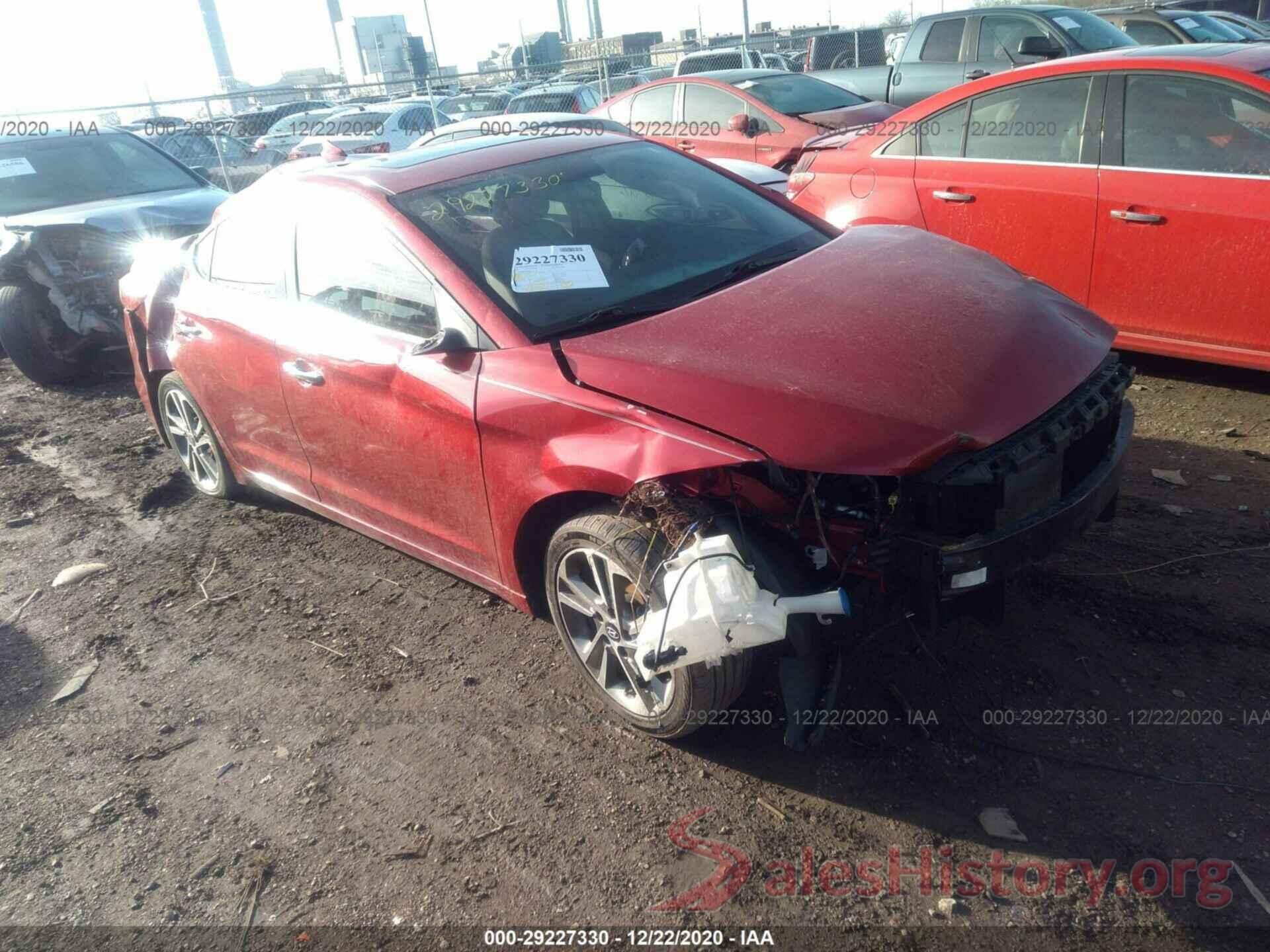 5NPD84LF9HH037127 2017 HYUNDAI ELANTRA