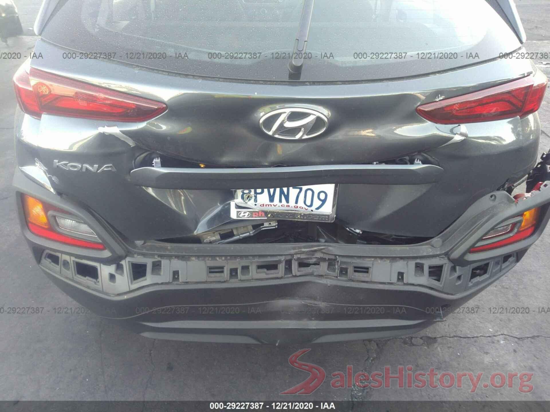 KM8K12AA7LU550961 2020 HYUNDAI KONA