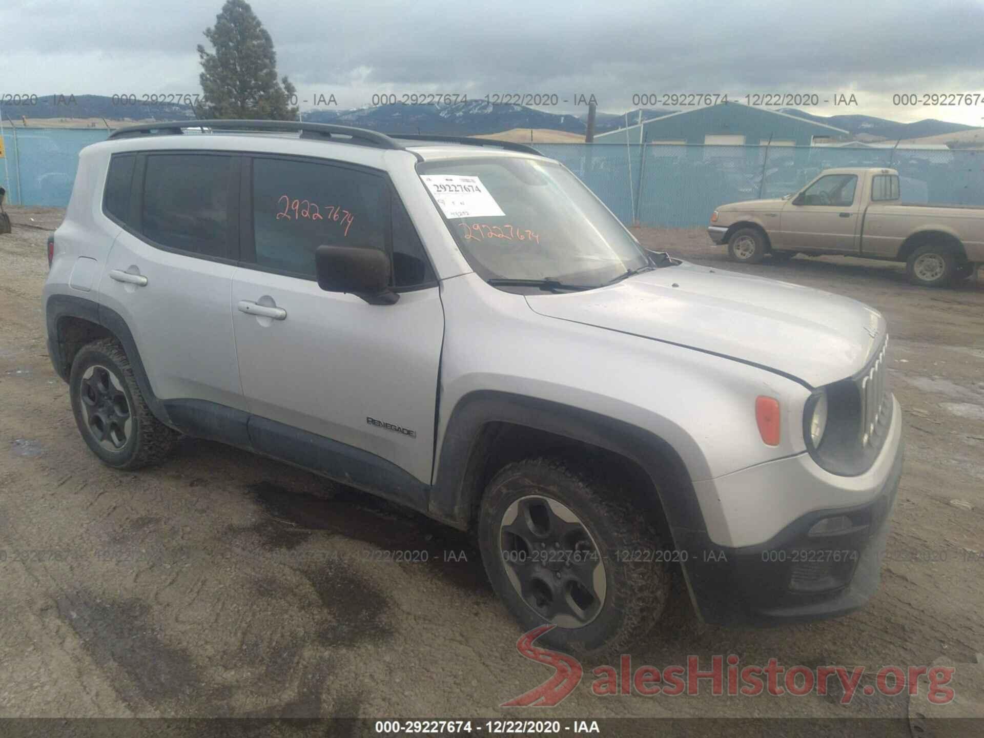 ZACCJBAT7GPD55508 2016 JEEP RENEGADE