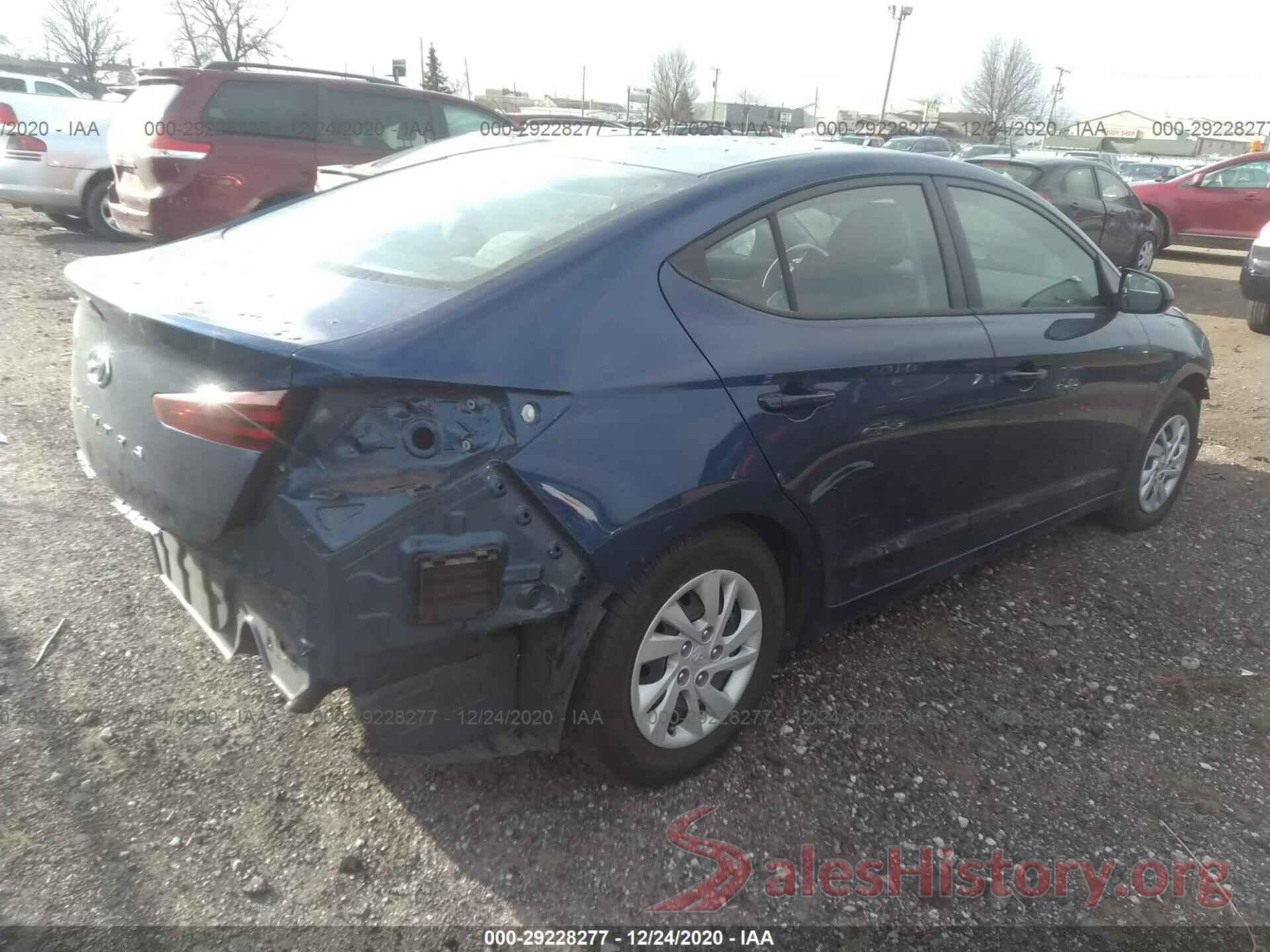 5NPD74LF7LH543390 2020 HYUNDAI ELANTRA