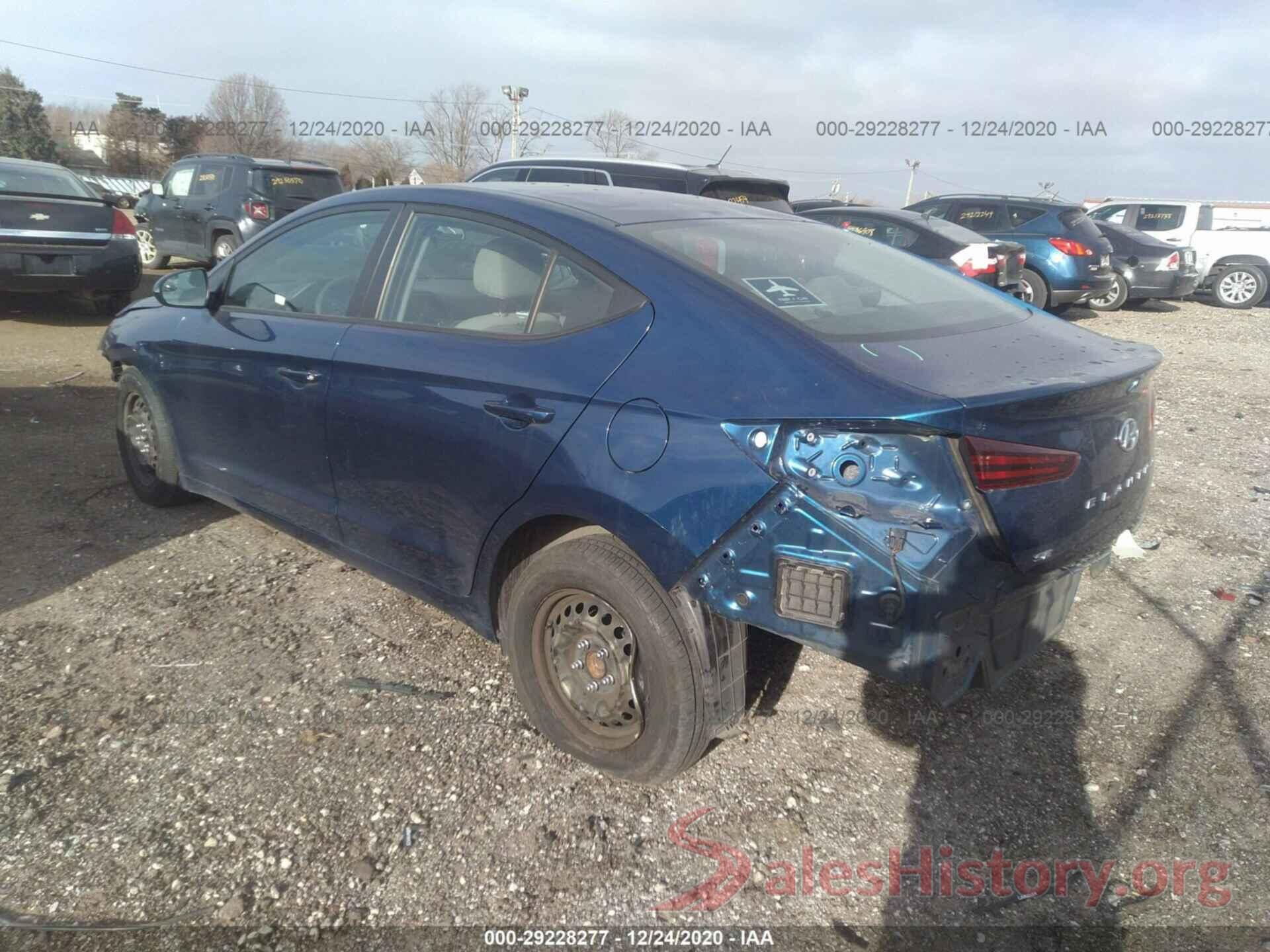 5NPD74LF7LH543390 2020 HYUNDAI ELANTRA