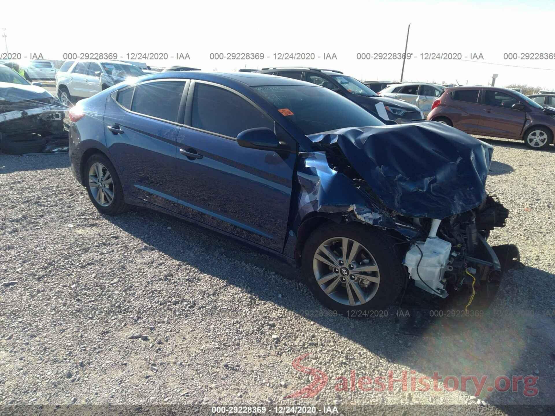 5NPD84LF8JH398631 2018 HYUNDAI ELANTRA