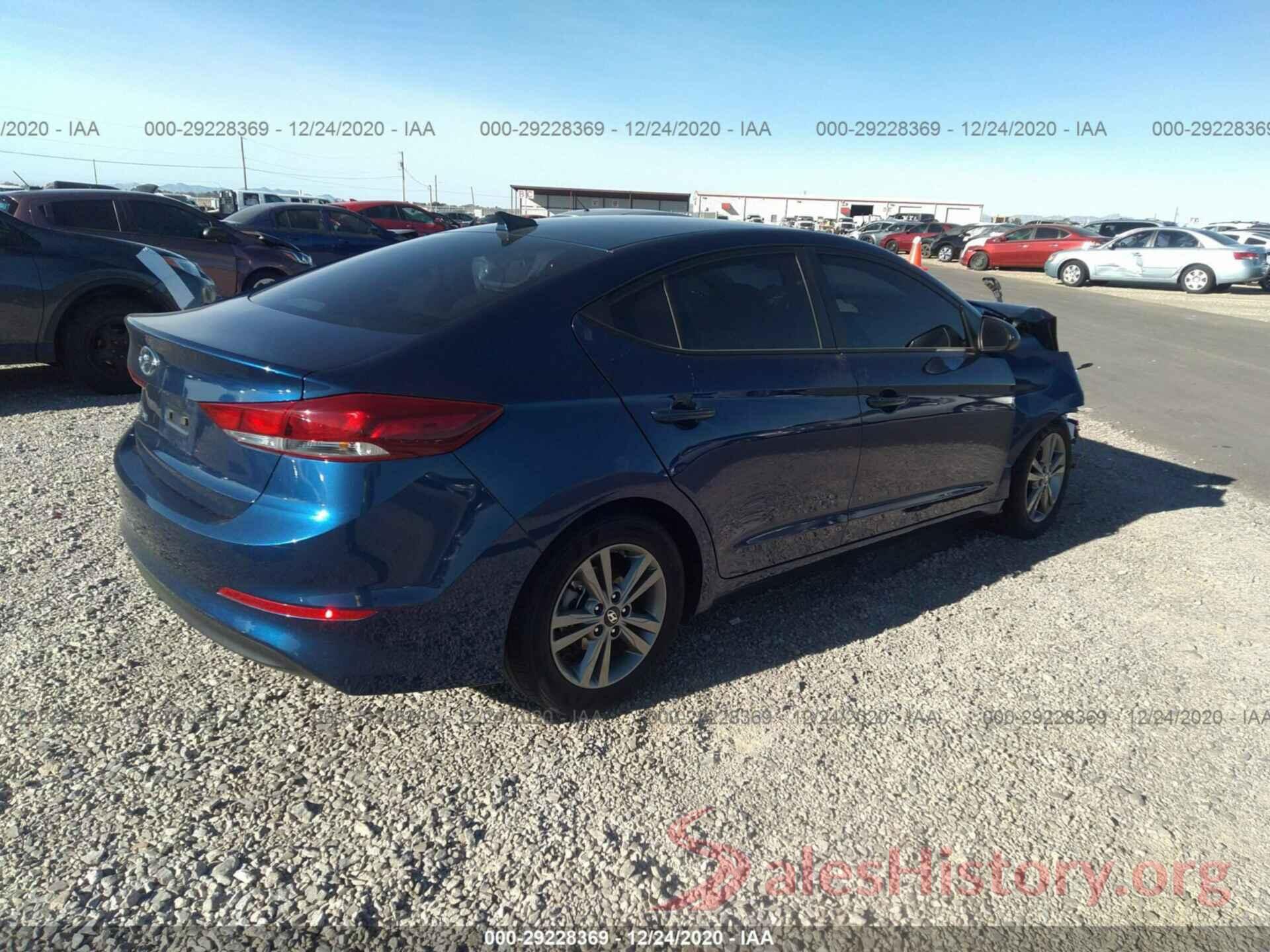 5NPD84LF8JH398631 2018 HYUNDAI ELANTRA