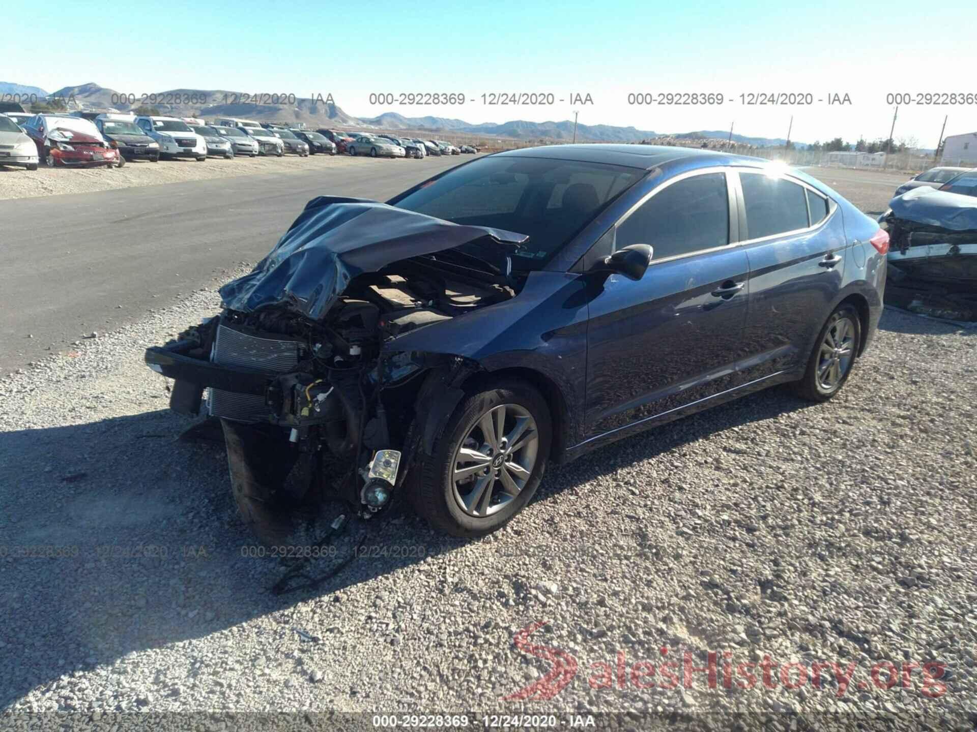 5NPD84LF8JH398631 2018 HYUNDAI ELANTRA