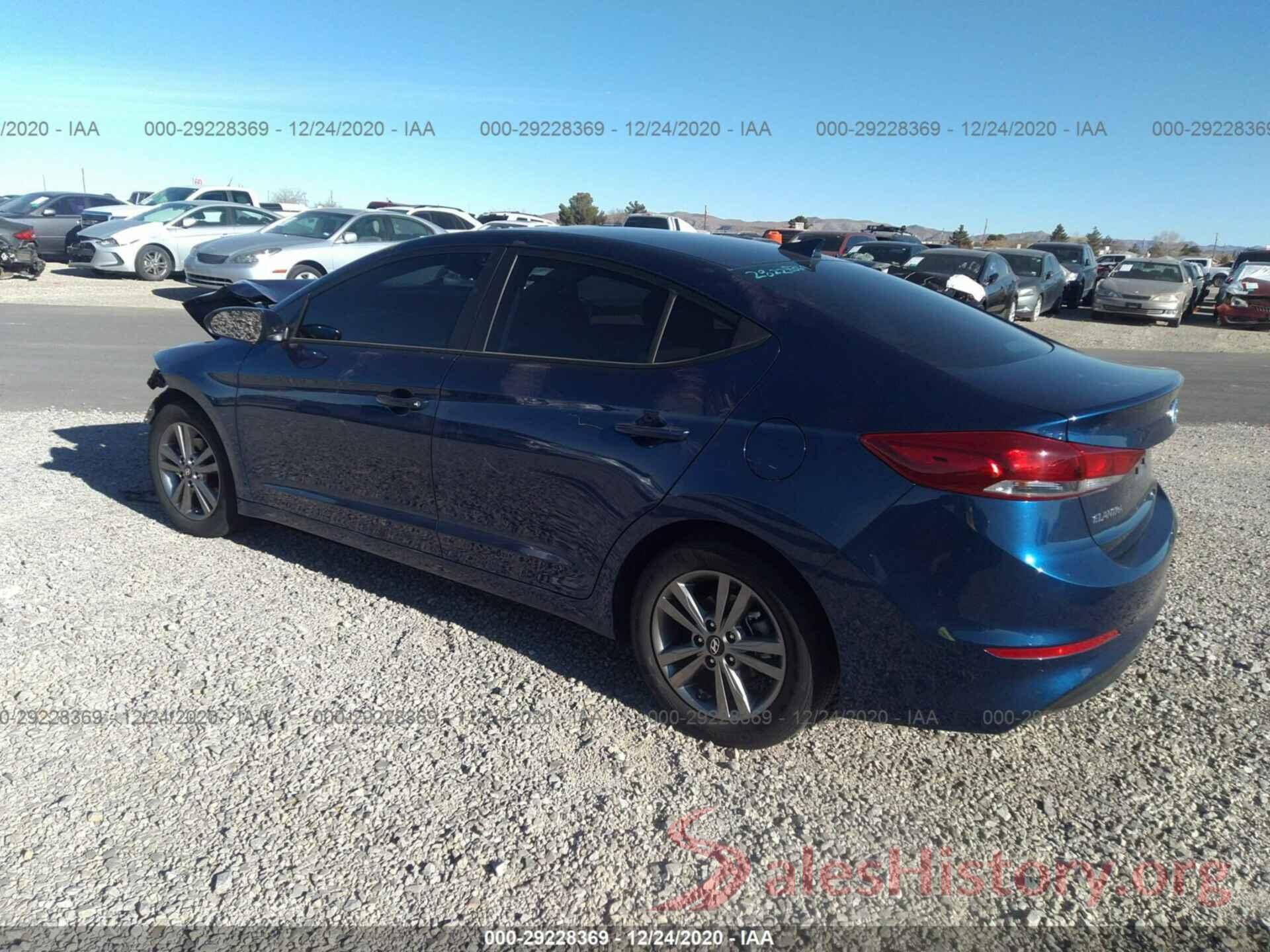 5NPD84LF8JH398631 2018 HYUNDAI ELANTRA