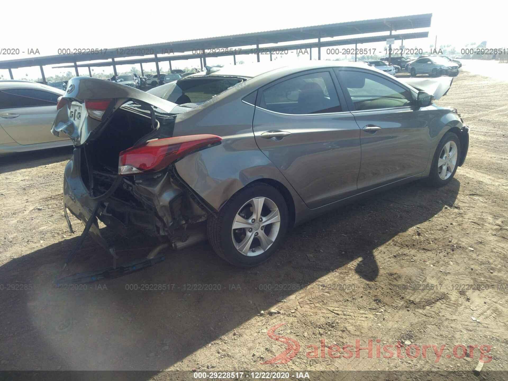 KMHDH4AE7GU573522 2016 HYUNDAI ELANTRA