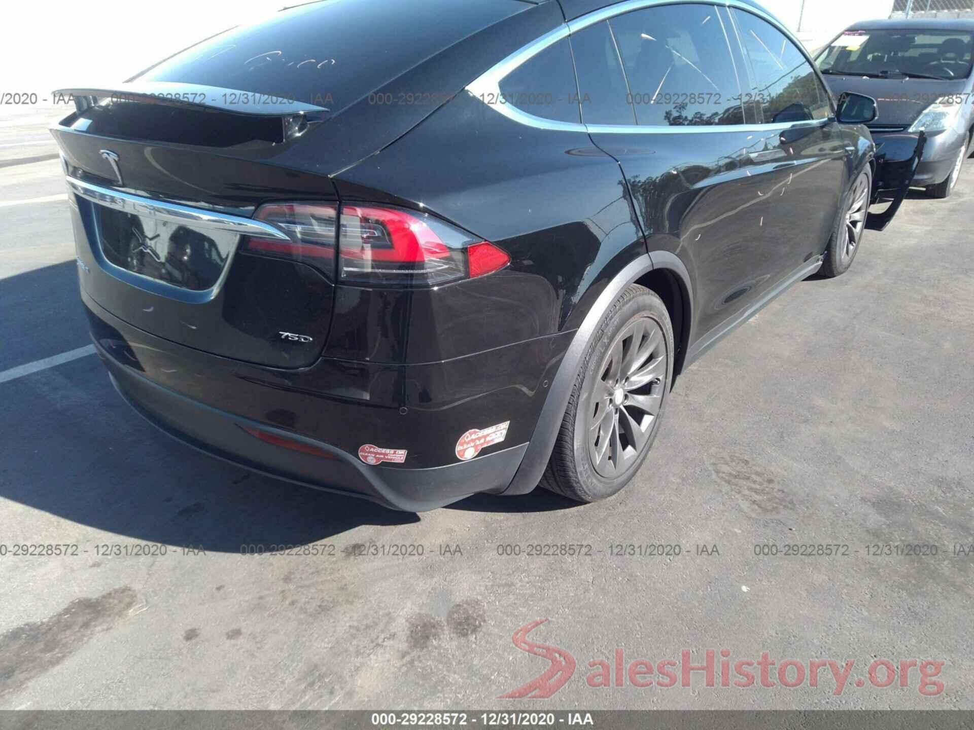 5YJXCAE27HF051238 2017 TESLA MODEL X